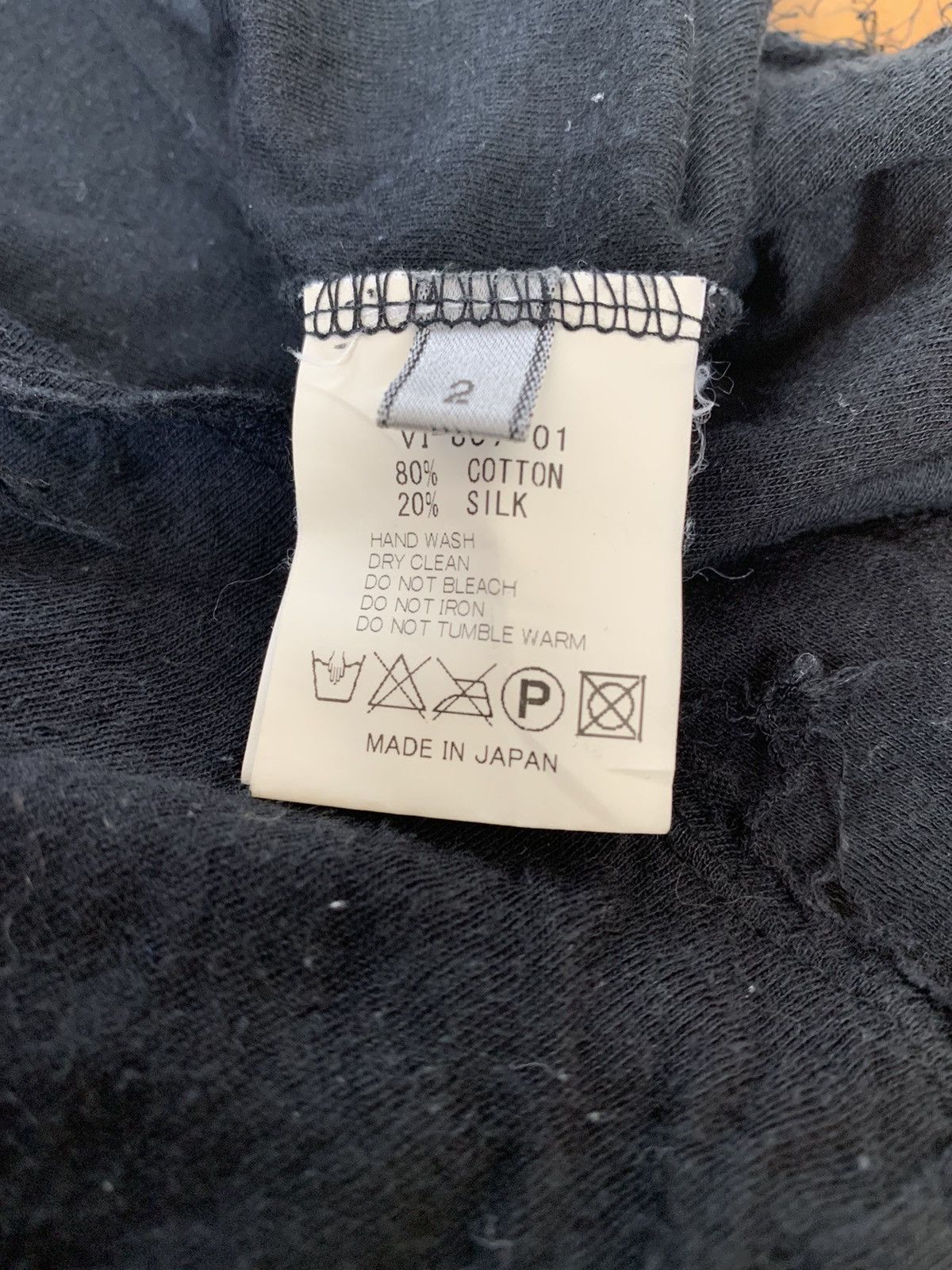 The Viridi-anne Japan made black silk and cotton double layer t-shirt Size US M / EU 48-50 / 2 - 8 Thumbnail