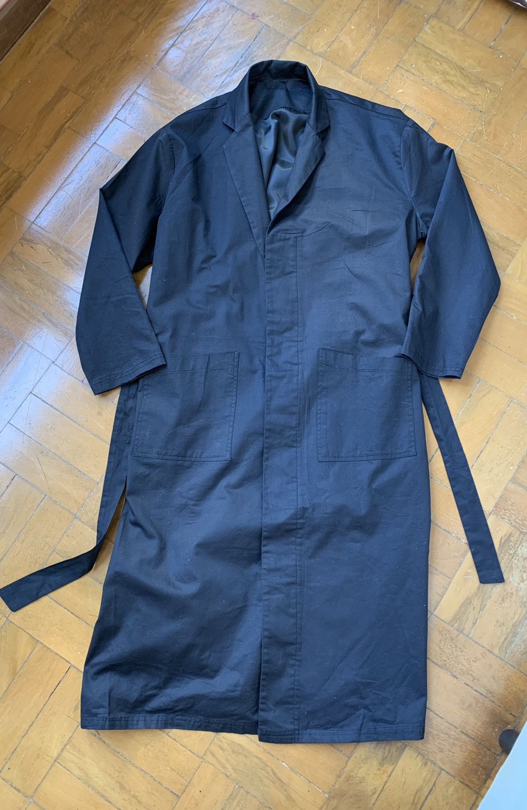 Other New Black Oversized long cotton coat from Those Days Size US M / EU 48-50 / 2 - 3 Thumbnail