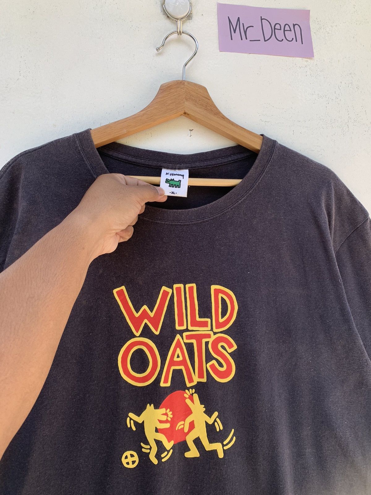 Keith Haring Vintage Keith Haring ‘Wild Oats’ Print Tee Size US XL / EU 56 / 4 - 6 Thumbnail