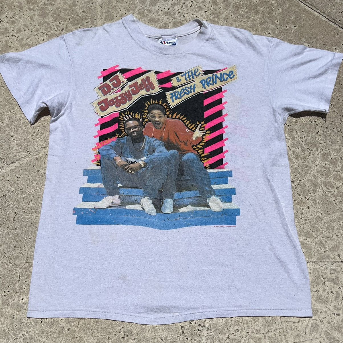 Vintage Vintage 1989 DJ Jazzy Jeff & The Fresh Prince Shirt Rap 