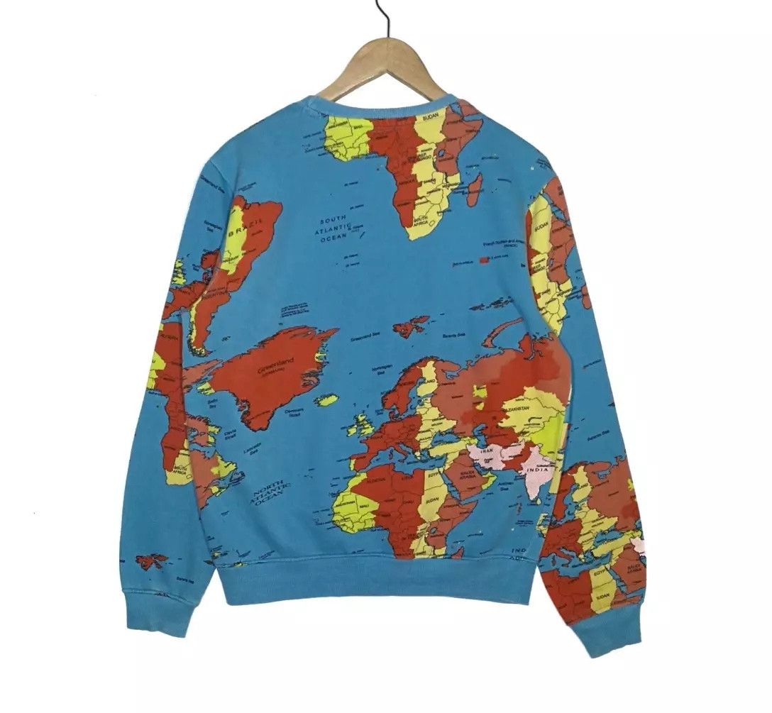 Bdg × Vintage Bdg world maps sweatshirts crewneck overprint Size US S / EU 44-46 / 1 - 2 Thumbnail