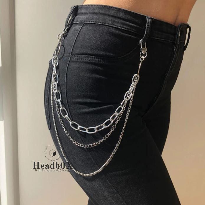 Jewelry Punk Multi-layer Chain Size ONE SIZE - 2 Thumbnail