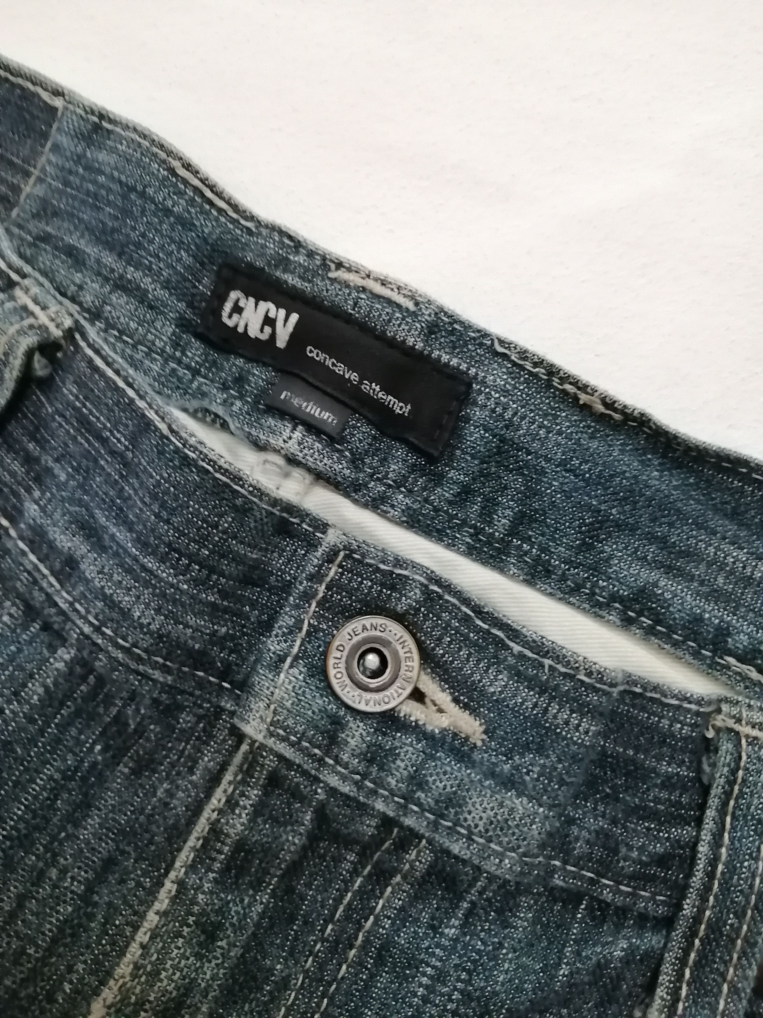 Japanese Brand Japanese CNCV CONCAVE ATTEMPT Jeans Size US 34 / EU 50 - 9 Thumbnail