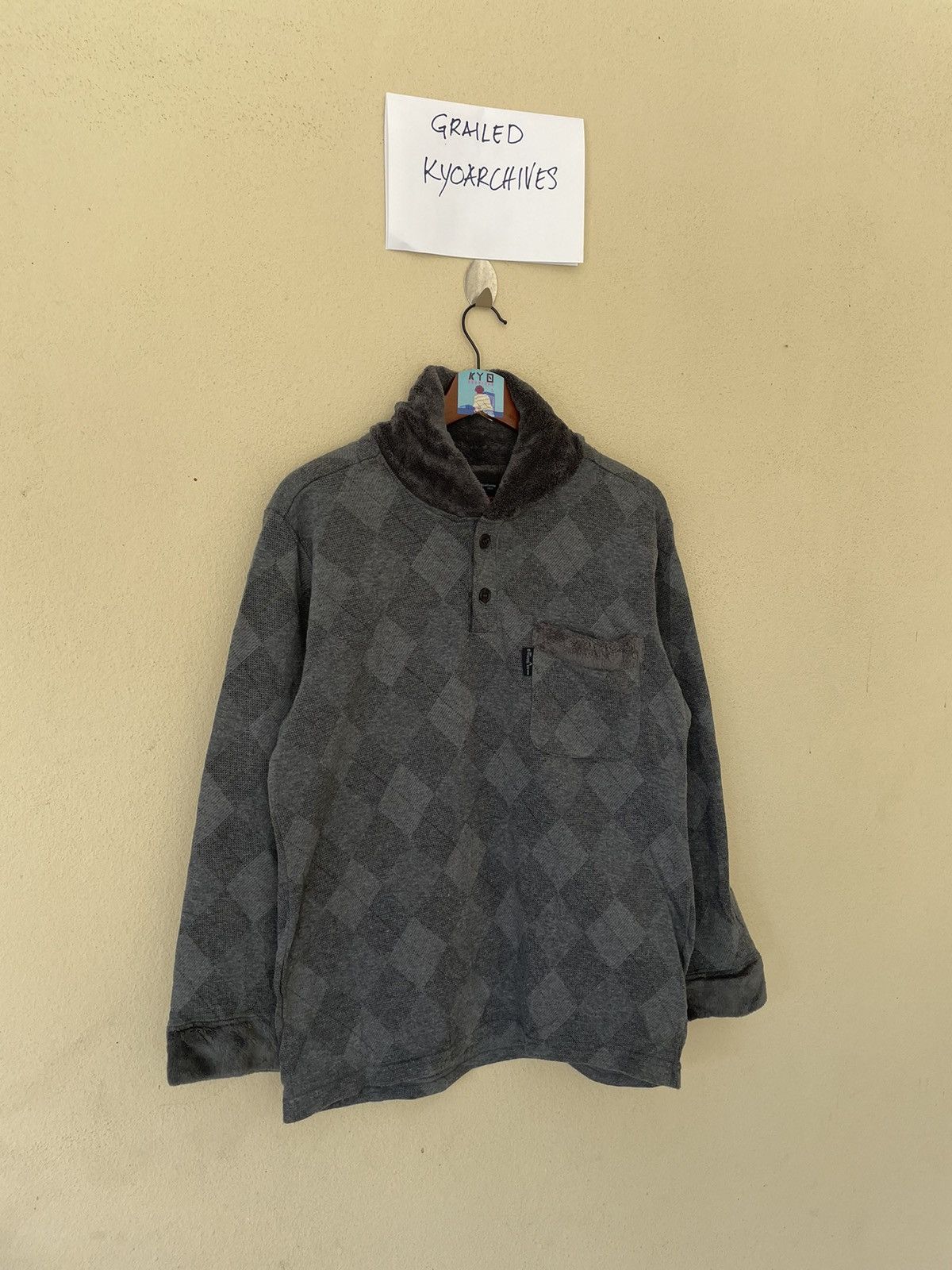 Designer VINTAGE RUDOLPH VALENTINO SWEATSHIRT Size US L / EU 52-54 / 3 - 2 Thumbnail