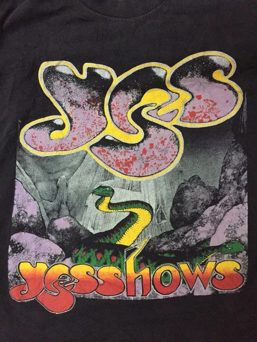 Band Tees Vintage 90's YES Band Psychedelic rock band tee shirt ACDC Size US XL / EU 56 / 4 - 3 Thumbnail