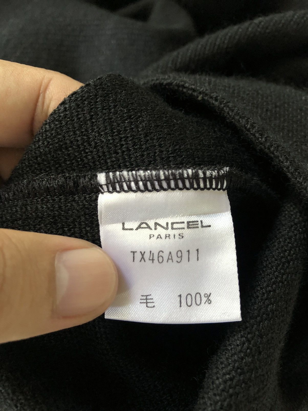 Japanese Brand × Lancel × Vintage Vintage LANCEL turtleneck knitted top Size M / US 6-8 / IT 42-44 - 8 Thumbnail