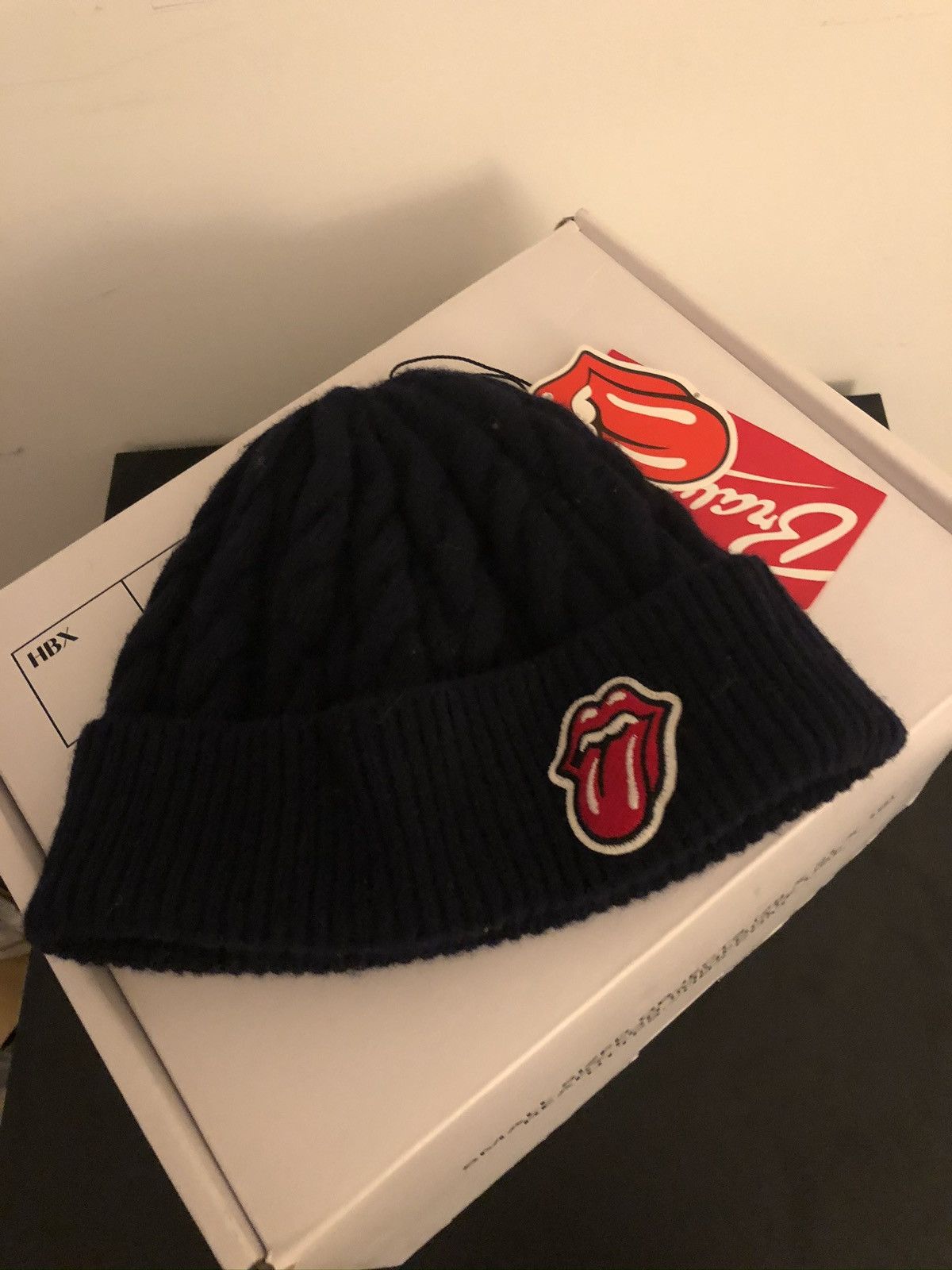 The Rolling Stones Rolling stones Logo embroidered beanie Size ONE SIZE - 1 Preview