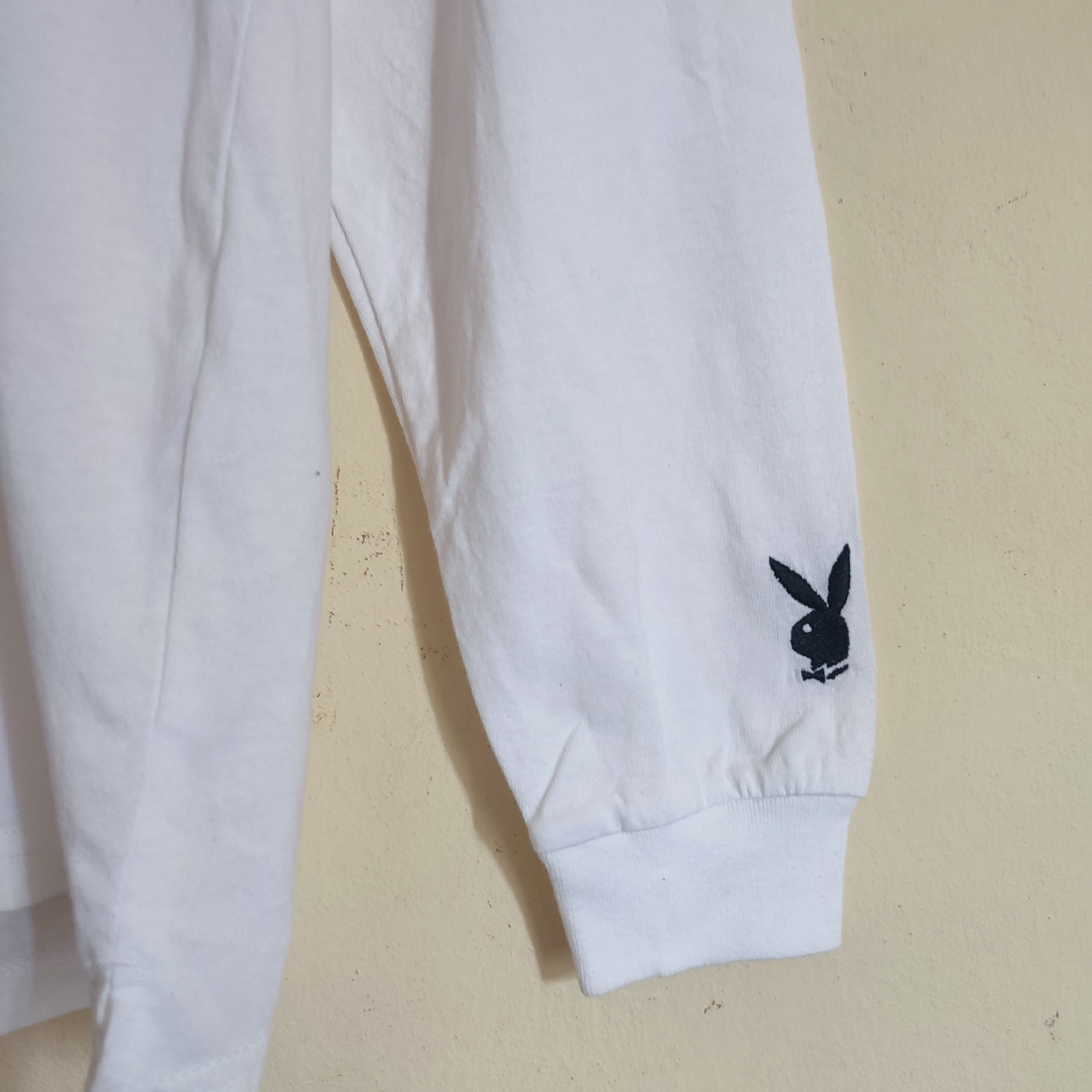 Playboy × Vintage PLAYBOY Long Sleeve Tshirt Size US L / EU 52-54 / 3 - 3 Thumbnail