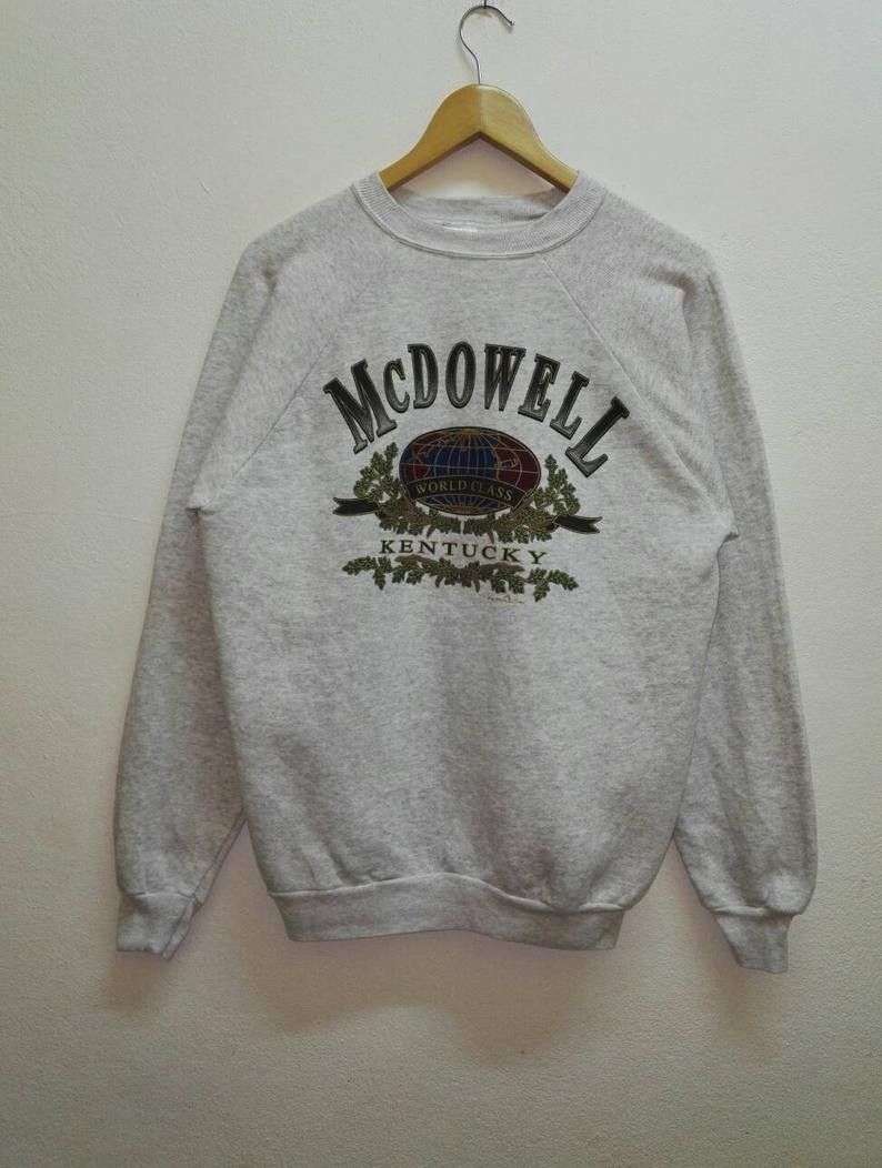Vintage McDowell Kentucky World Class Big Logo Made in USA (c1) Size US L / EU 52-54 / 3 - 1 Thumbnail