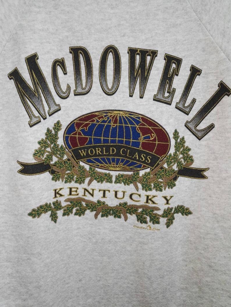 Vintage McDowell Kentucky World Class Big Logo Made in USA (c1) Size US L / EU 52-54 / 3 - 2 Thumbnail