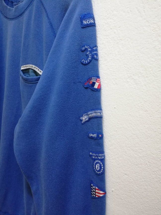 Japanese Brand Vintage Mademoiselle Non Non Crewneck Sweatshirt (c23) Size US M / EU 48-50 / 2 - 3 Thumbnail
