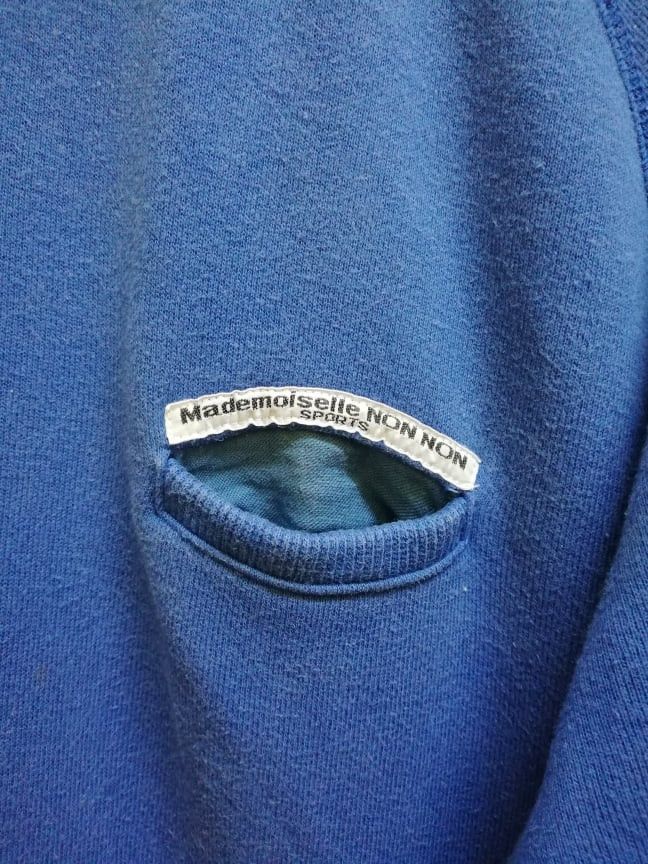 Japanese Brand Vintage Mademoiselle Non Non Crewneck Sweatshirt (c23) Size US M / EU 48-50 / 2 - 4 Thumbnail