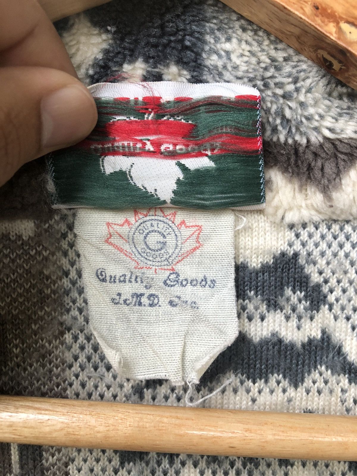 Habitat Vintage fleece printed overprint vest made in canada Size US L / EU 52-54 / 3 - 8 Thumbnail