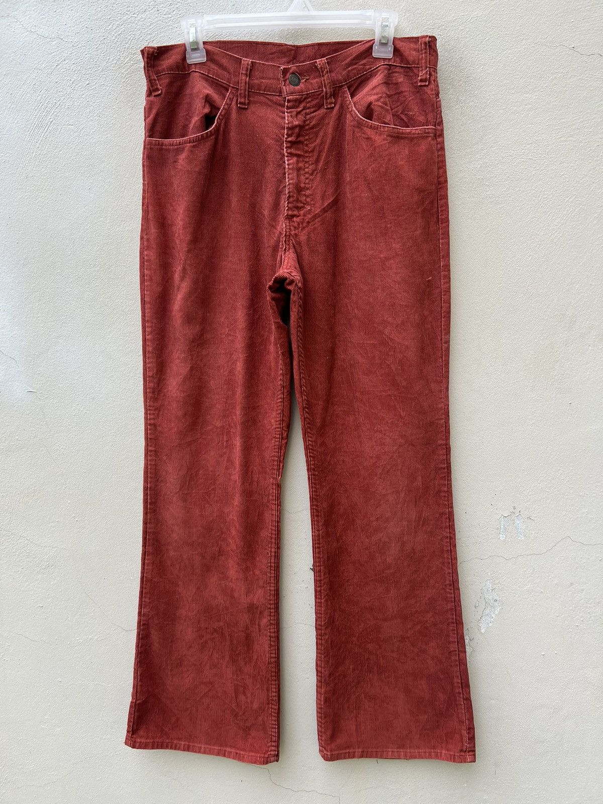 Levi's Vintage Levi’s 646 #3 Faded Red Corduroy Flare Pant Size US 32 / EU 48 - 6 Thumbnail