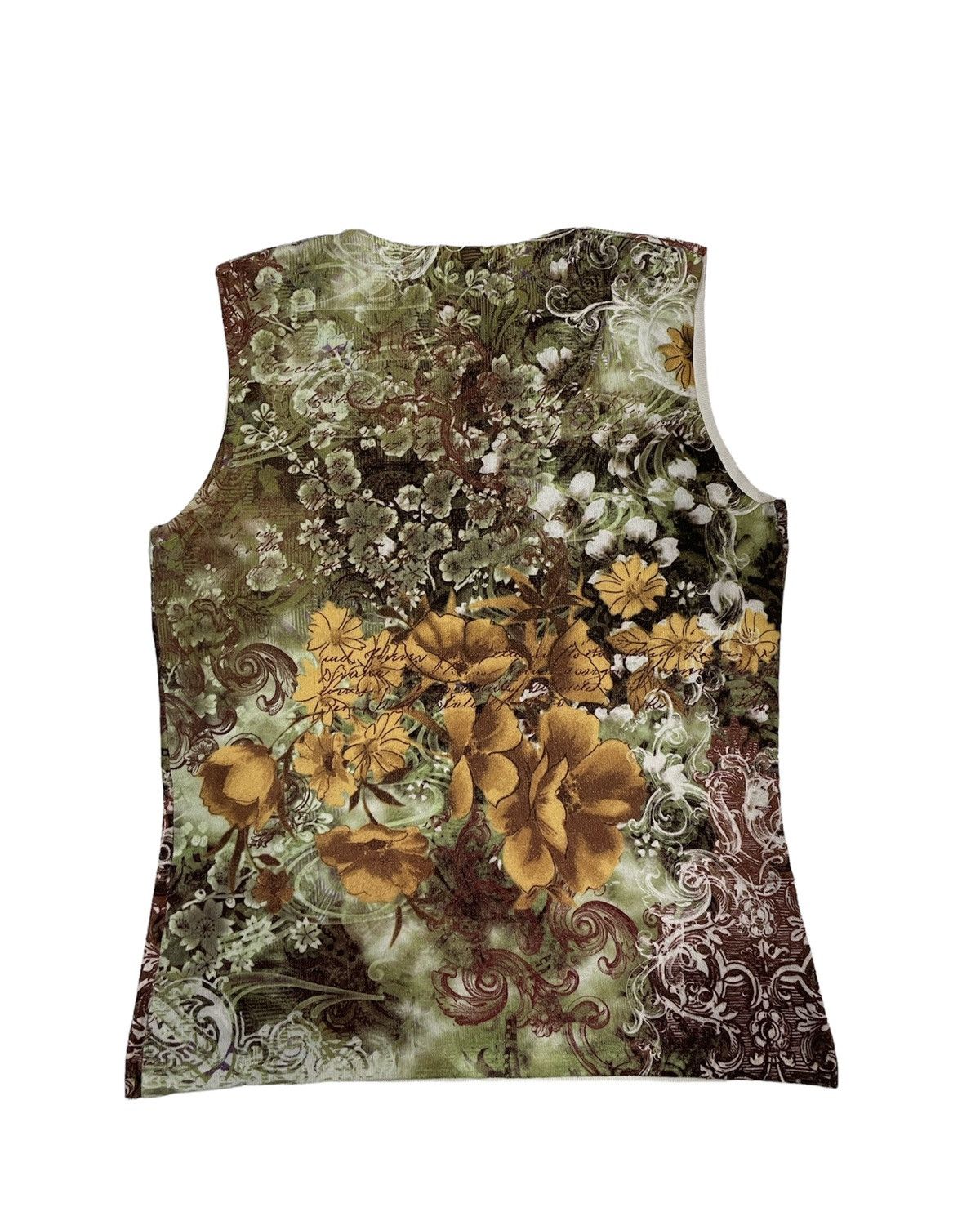 Japanese Brand Etoile Du Monde Top Tank Colorful Drawing Floral art Size M Size US M / EU 48-50 / 2 - 3 Thumbnail