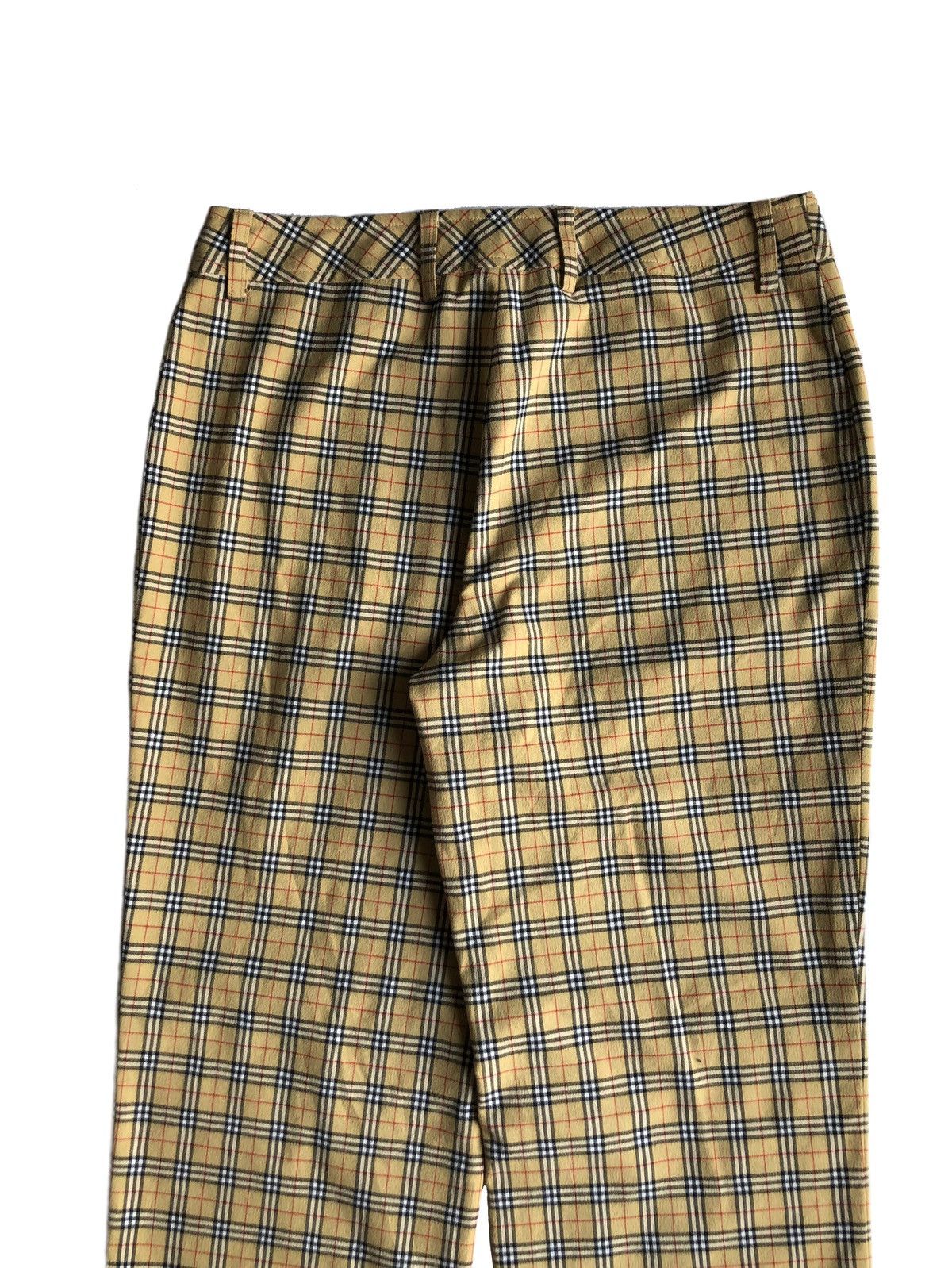Burberry 1990s Burberry Nova Check Straight Trousers Size 27" / US 4 / IT 40 - 5 Thumbnail