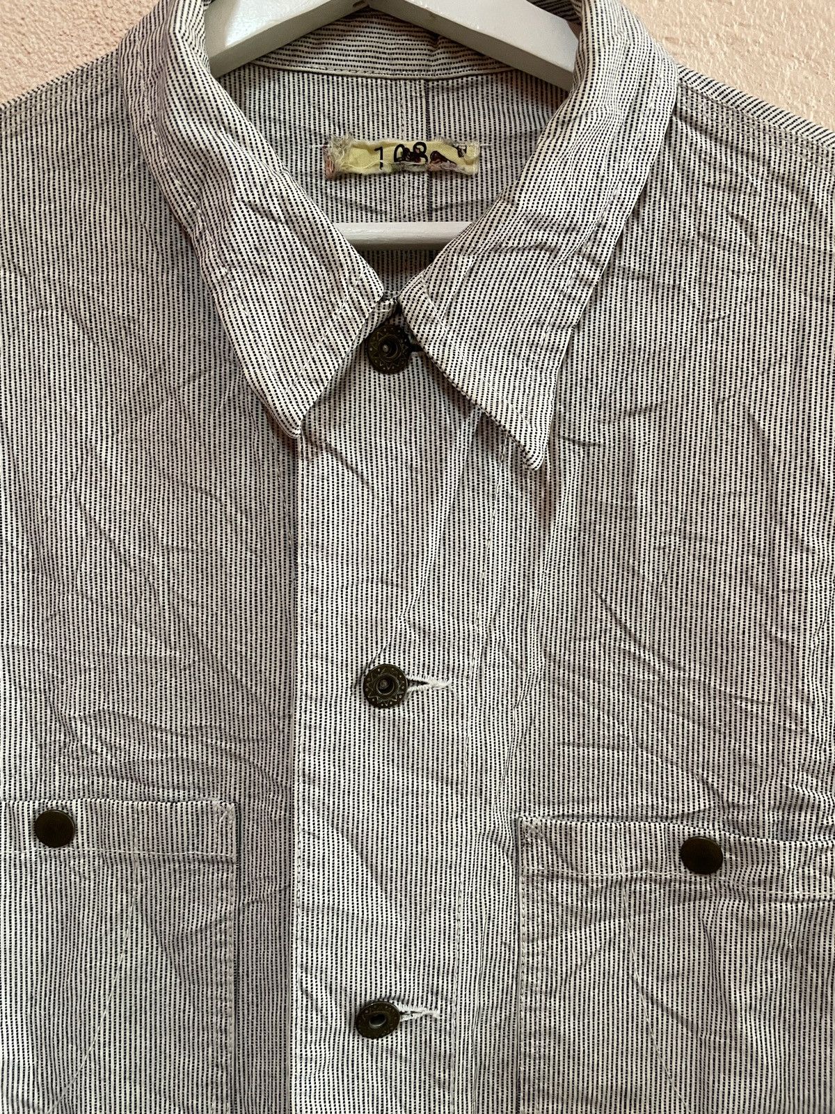 Japanese Brand Archival Made in Japan chore jacket patchwork military army Size US S / EU 44-46 / 1 - 3 Thumbnail