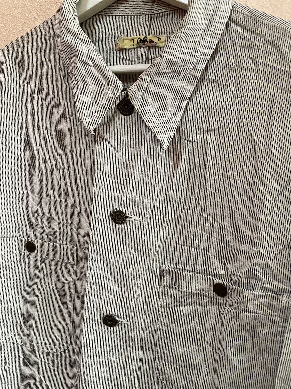 Japanese Brand Archival Made in Japan chore jacket patchwork military army Size US S / EU 44-46 / 1 - 7 Thumbnail