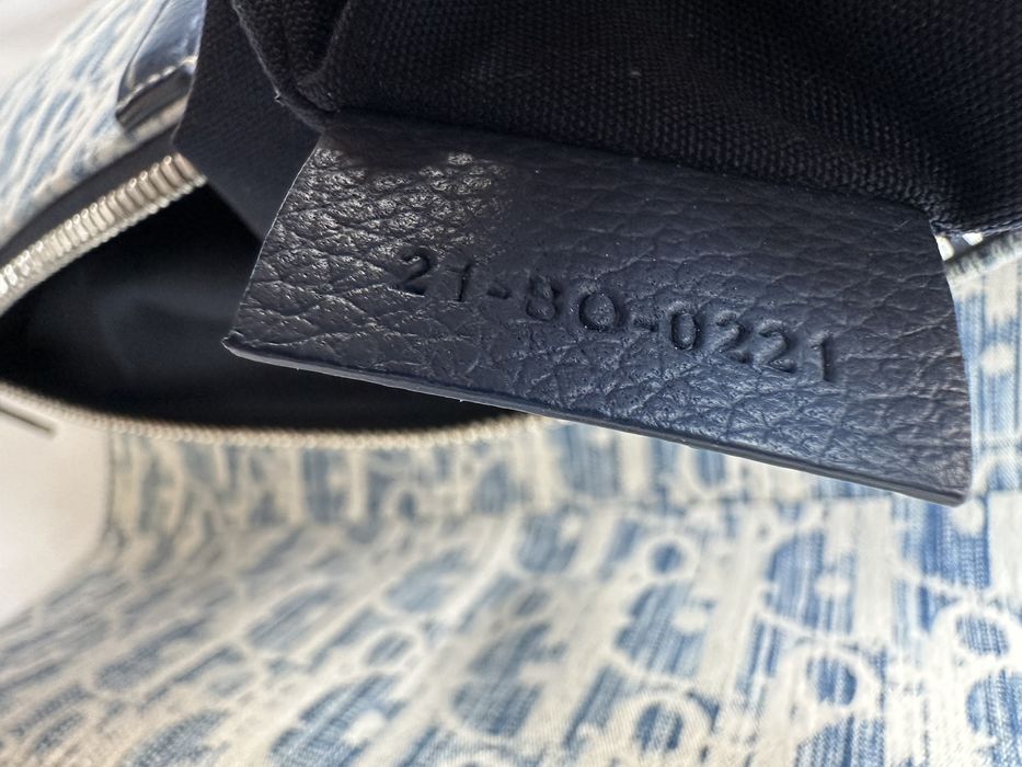 Dior Dior Blue Denim Oblique Kasuri Saddle Bag Grailed