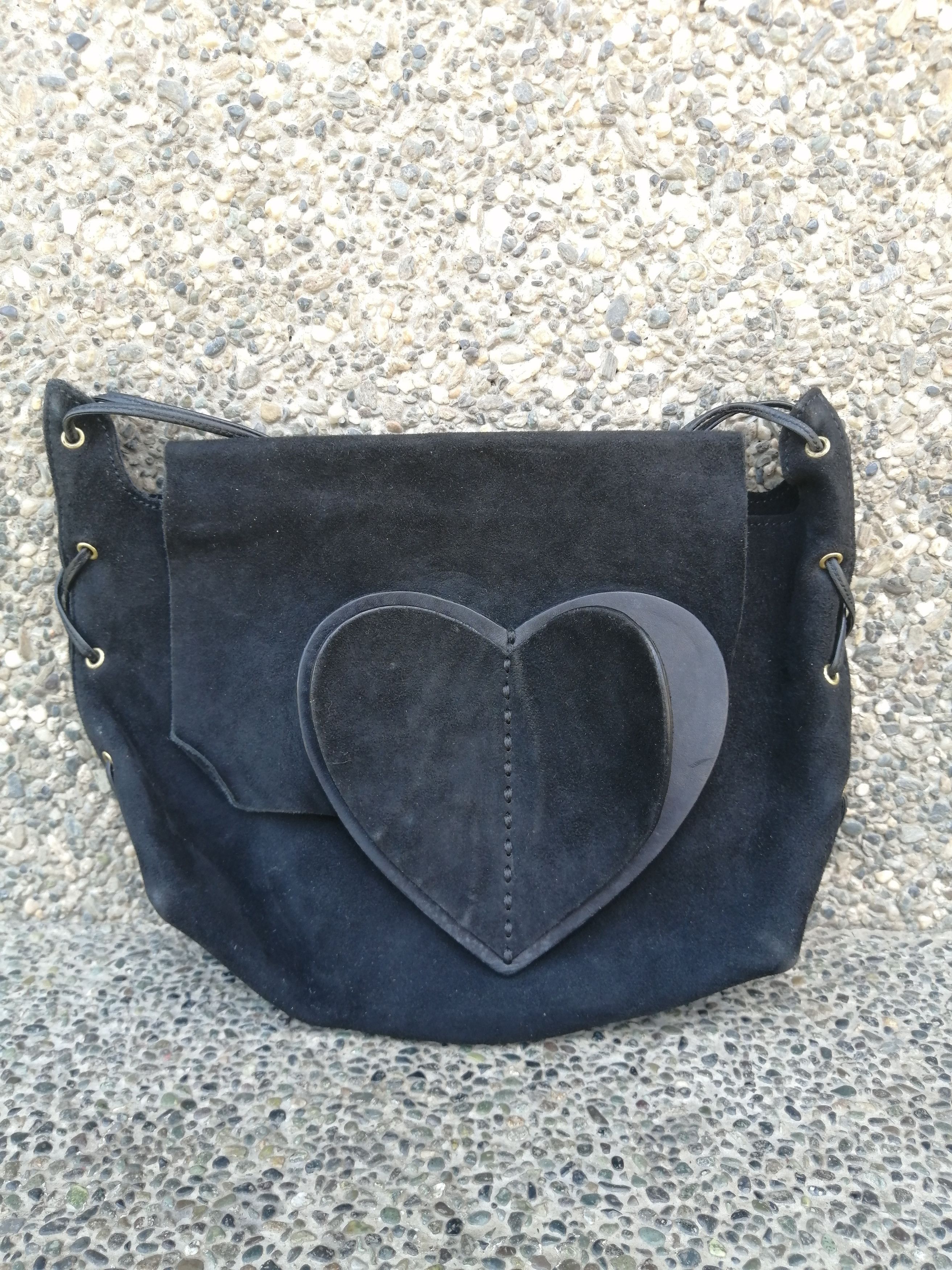 Gucci Suede Heart Shoulder Bag Size ONE SIZE - 10 Thumbnail