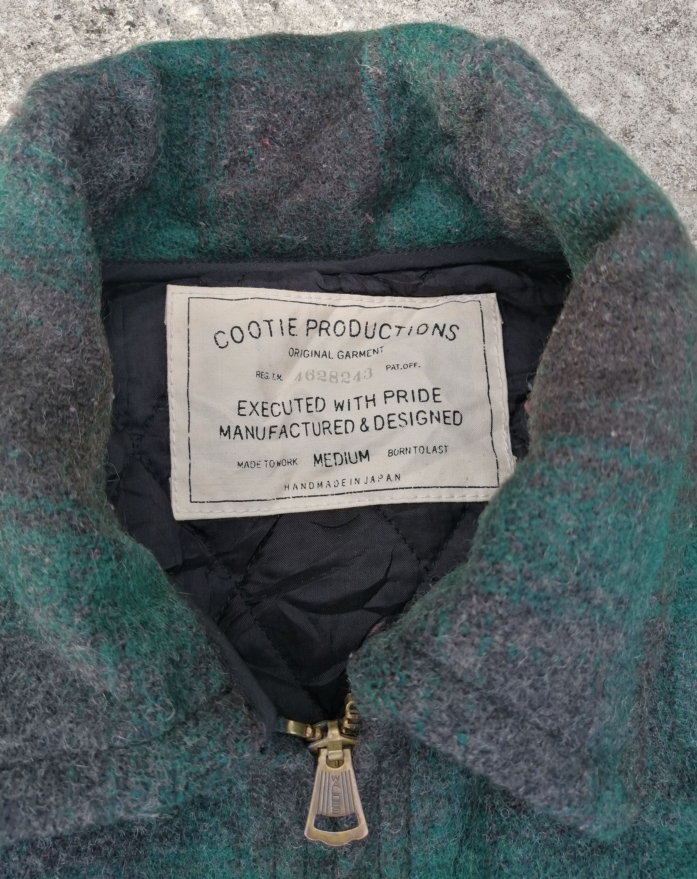 Japanese Brand Cootie Productions Plaid Wool Jacket Size US S / EU 44-46 / 1 - 4 Thumbnail