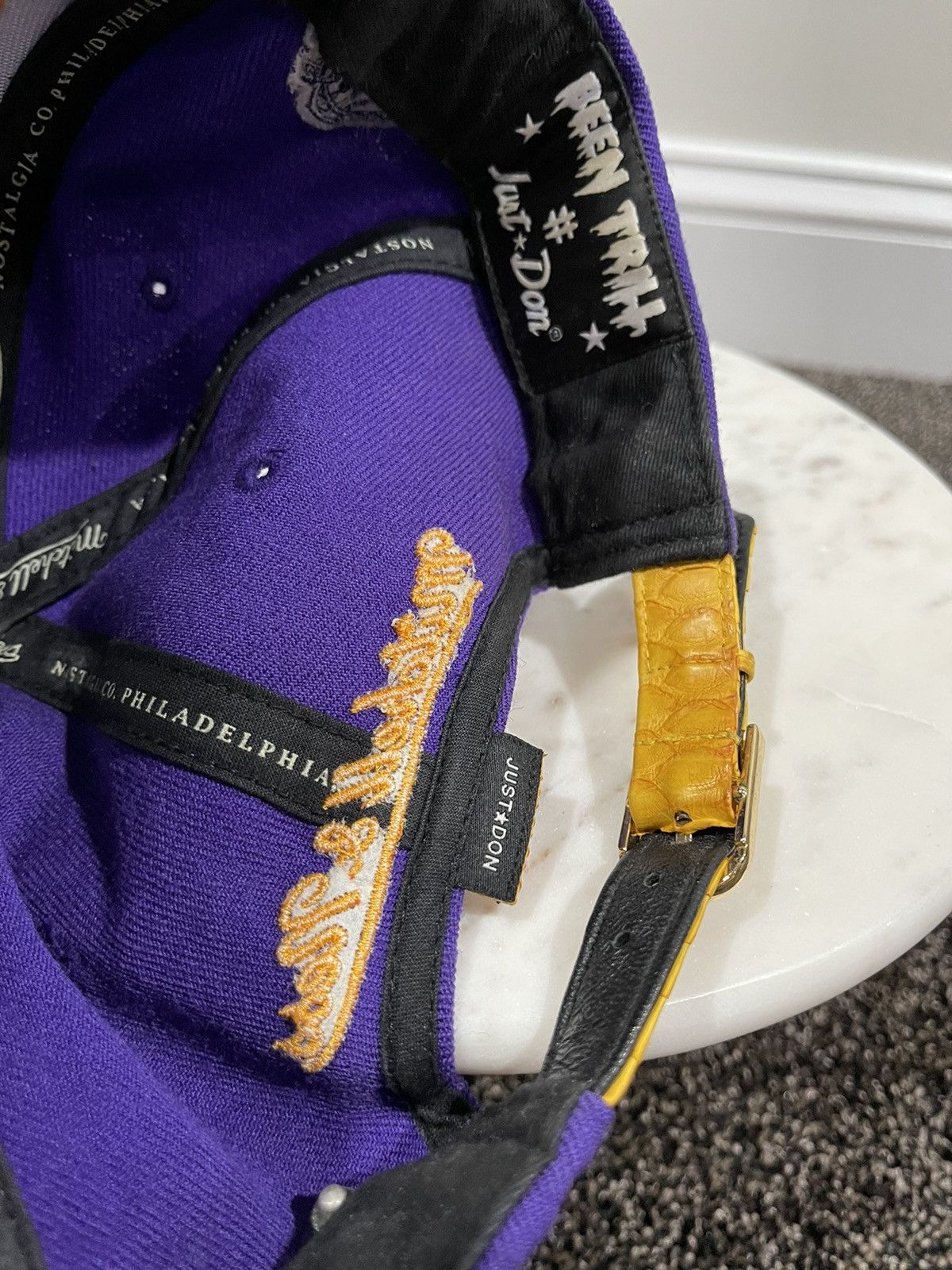 Been Trill Just Don x Been Trill x M&N NBA Los Angeles Lakers Hat Size ONE SIZE - 13 Thumbnail