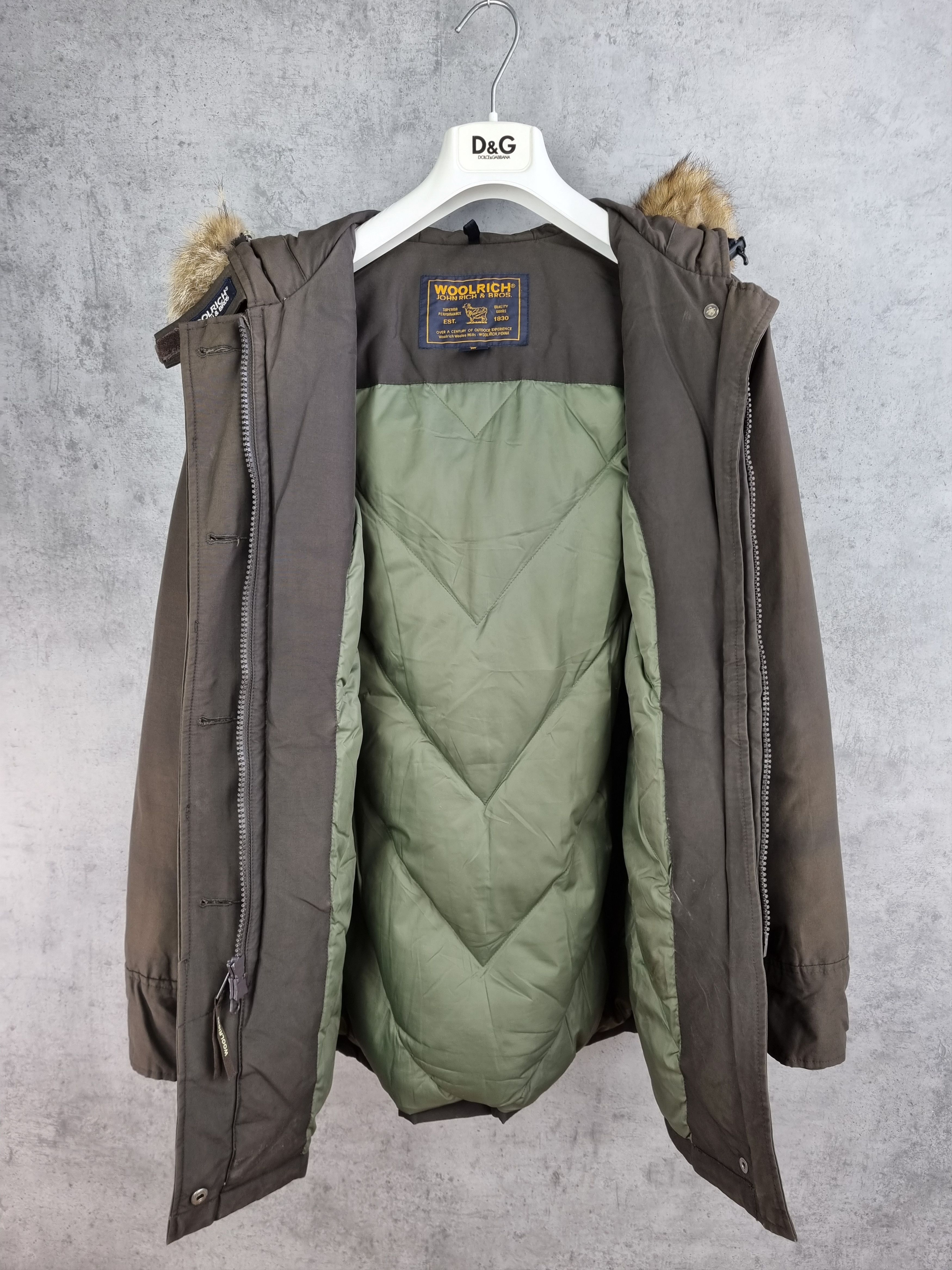 Woolrich Woolen Mills 90s Woolrich Down Hooded Parka Coat Arctic Size M / US 6-8 / IT 42-44 - 4 Thumbnail