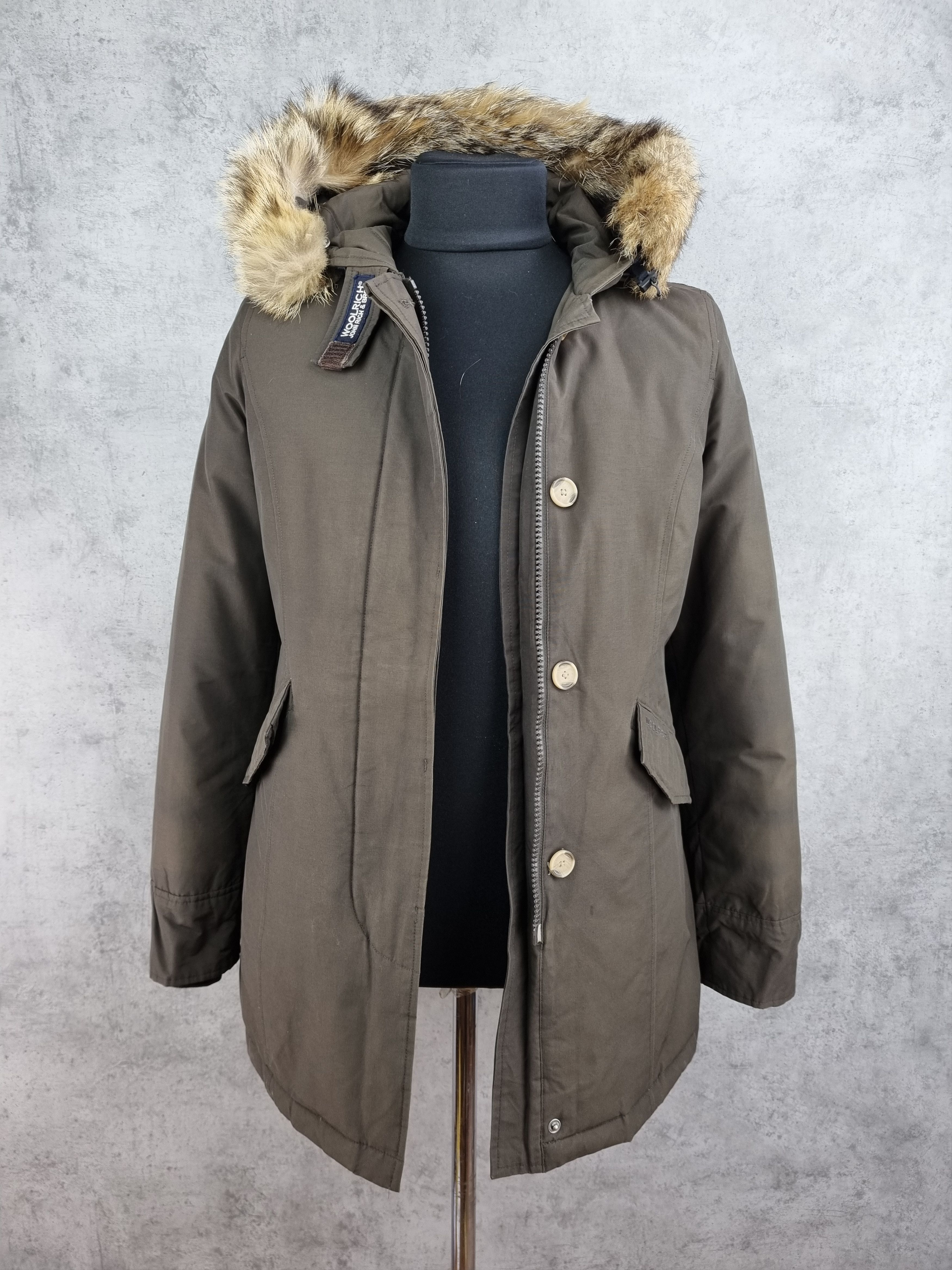 Woolrich Woolen Mills 90s Woolrich Down Hooded Parka Coat Arctic Size M / US 6-8 / IT 42-44 - 5 Thumbnail