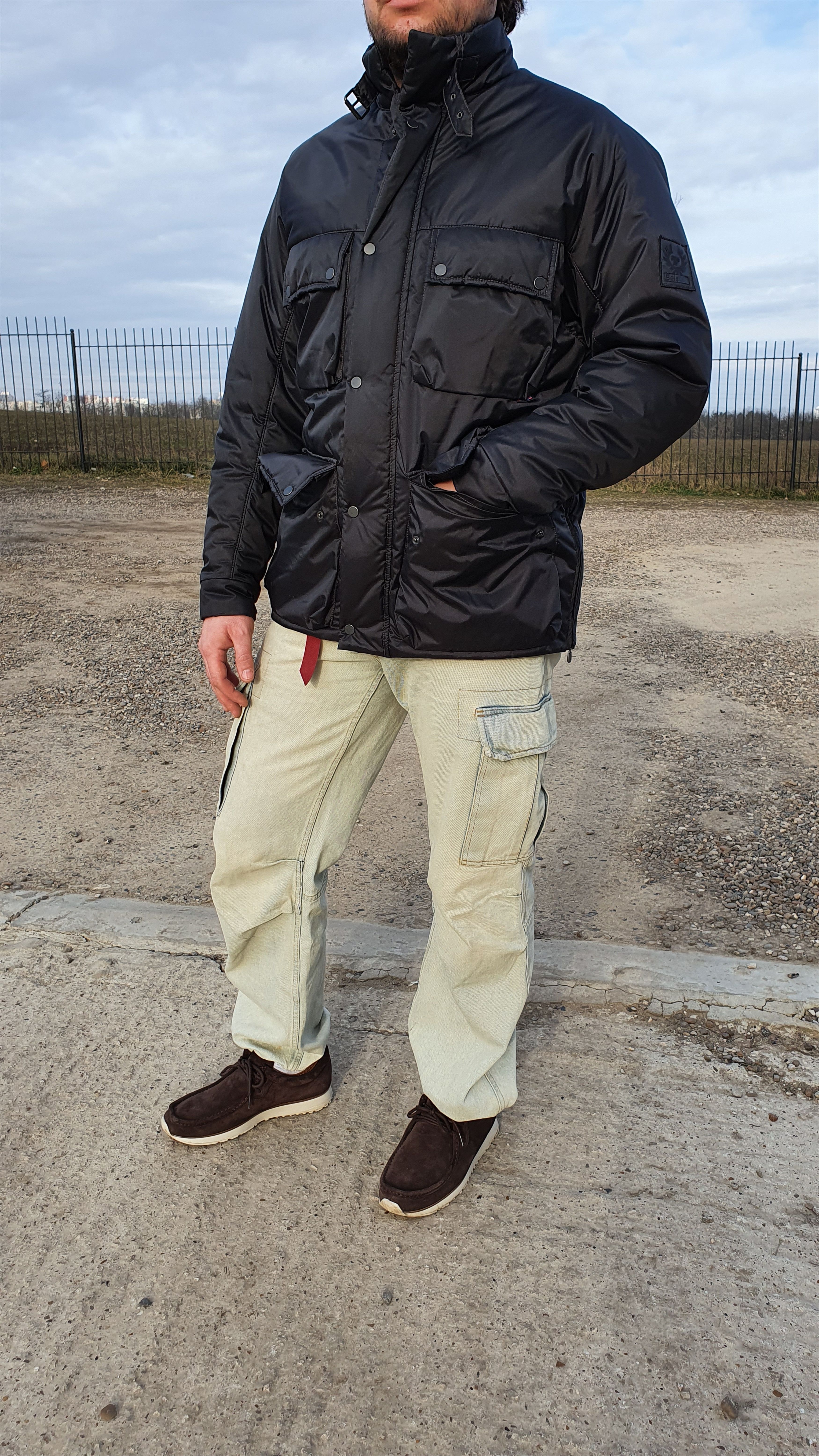 Belstaff × Vintage 90s Rare BELSTAFF Insulated Multi pockets Parka Jacket Size US M / EU 48-50 / 2 - 11 Thumbnail