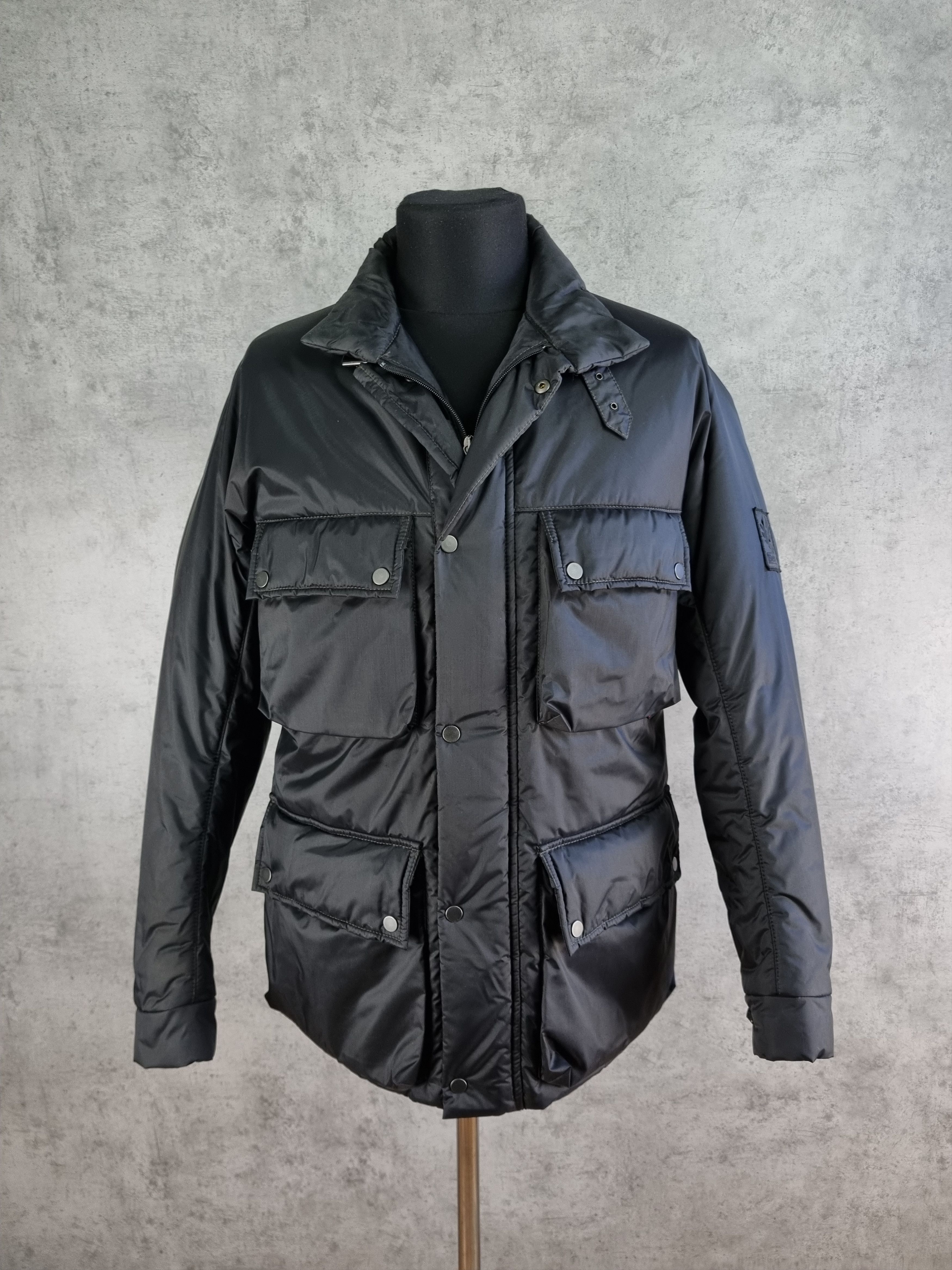 Belstaff × Vintage 90s Rare BELSTAFF Insulated Multi pockets Parka Jacket Size US M / EU 48-50 / 2 - 1 Thumbnail