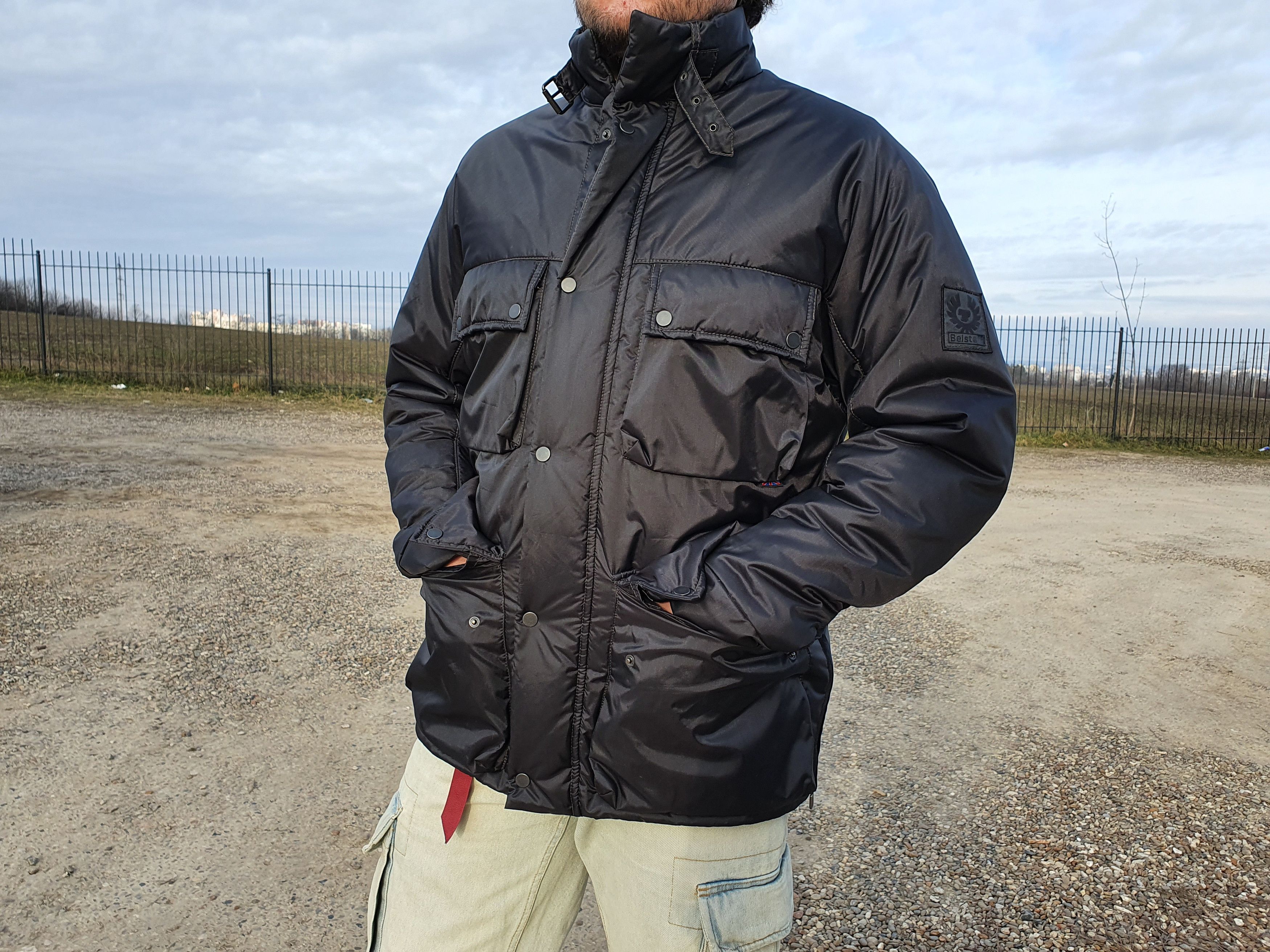 Belstaff × Vintage 90s Rare BELSTAFF Insulated Multi pockets Parka Jacket Size US M / EU 48-50 / 2 - 10 Thumbnail