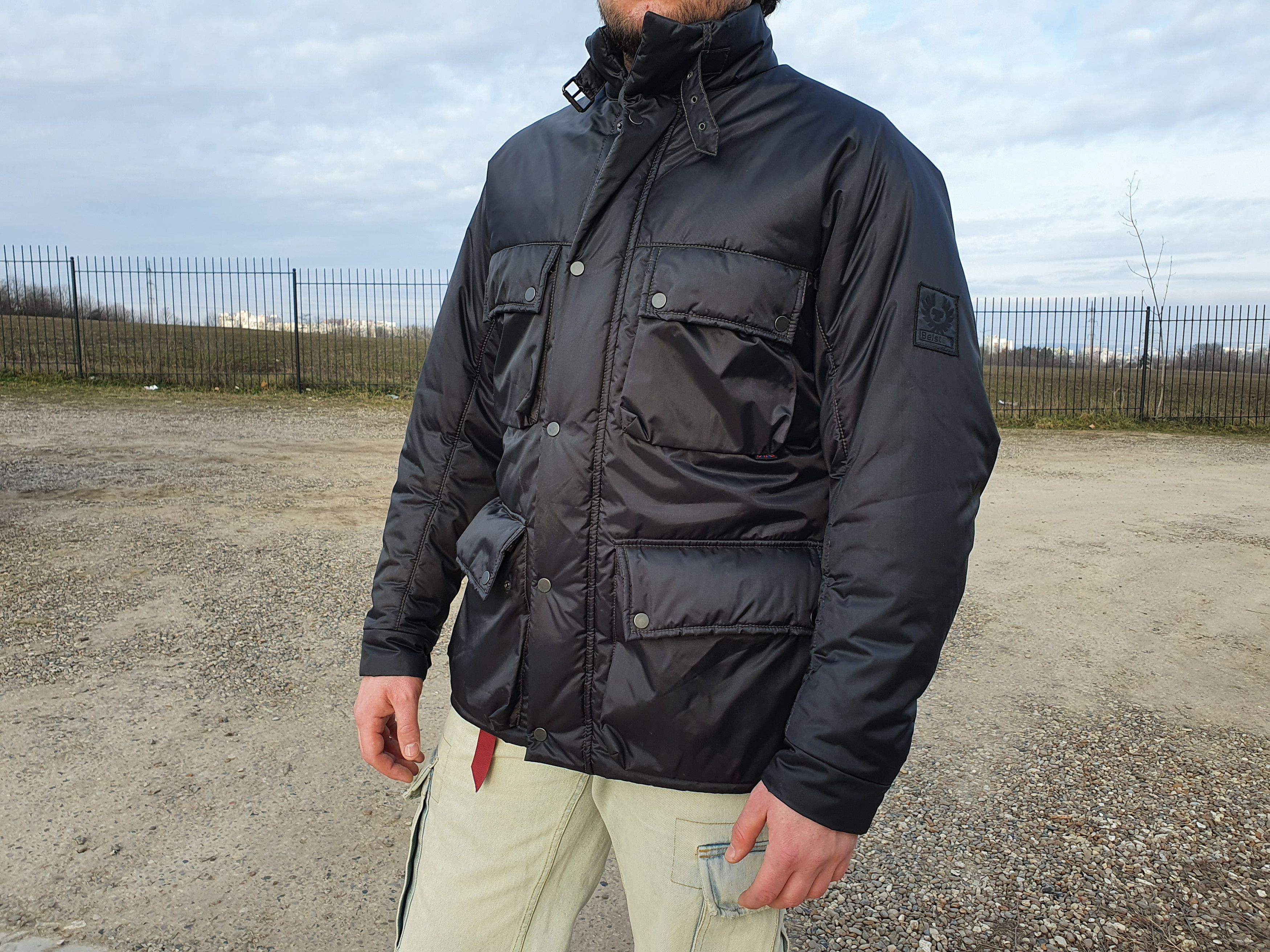 Belstaff × Vintage 90s Rare BELSTAFF Insulated Multi pockets Parka Jacket Size US M / EU 48-50 / 2 - 12 Thumbnail