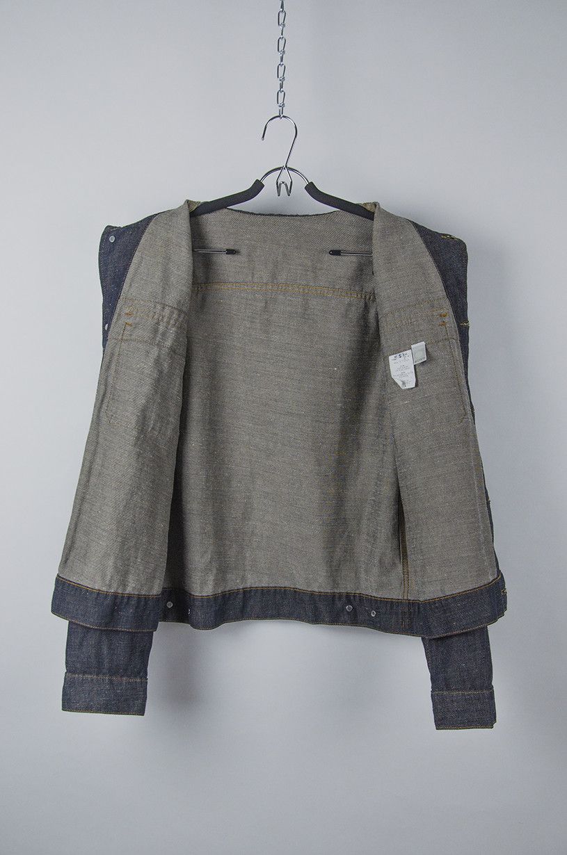 Stone Island STONE ISLAND Denim Distressed Trucker Jacket Size US S / EU 44-46 / 1 - 4 Thumbnail