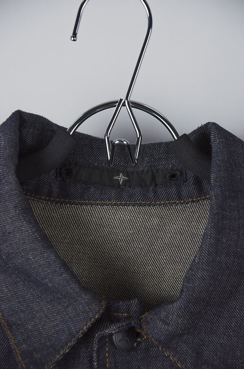Stone Island STONE ISLAND Denim Distressed Trucker Jacket Size US S / EU 44-46 / 1 - 8 Thumbnail