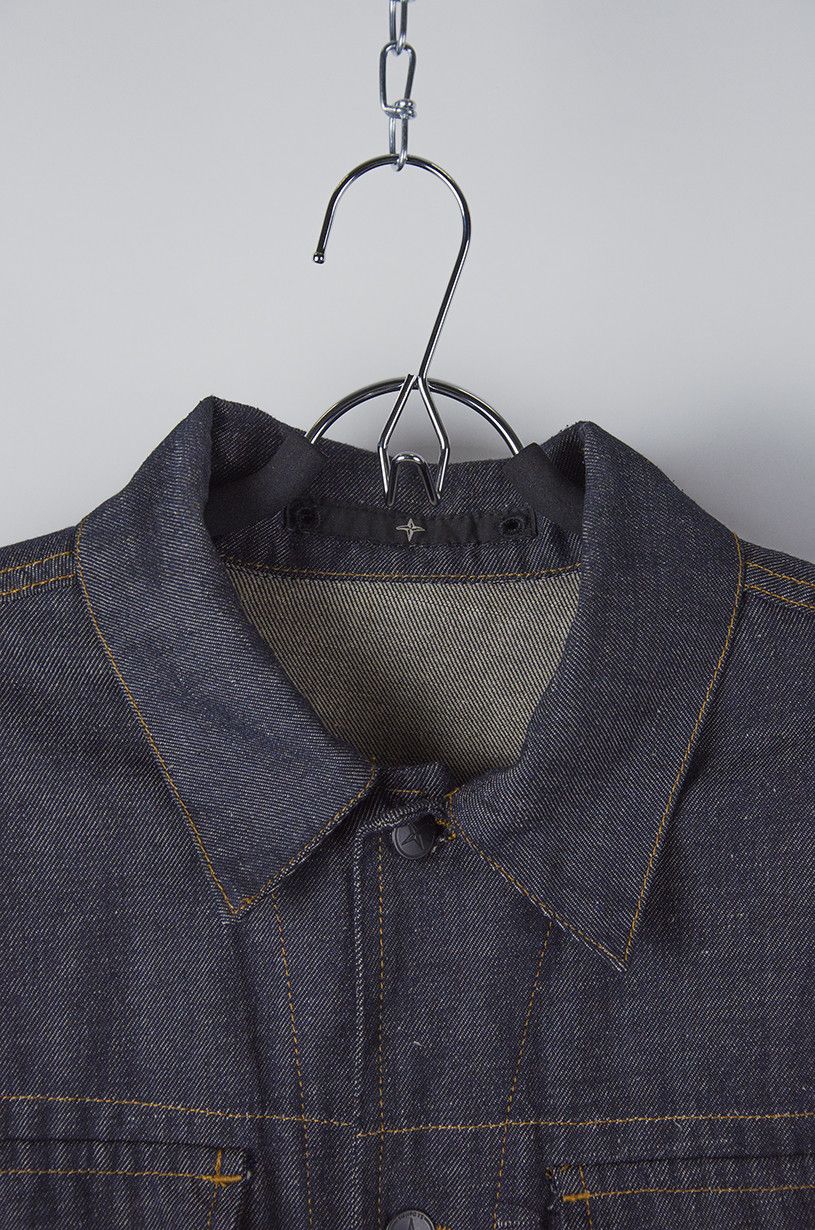 Stone Island STONE ISLAND Denim Distressed Trucker Jacket Size US S / EU 44-46 / 1 - 7 Thumbnail
