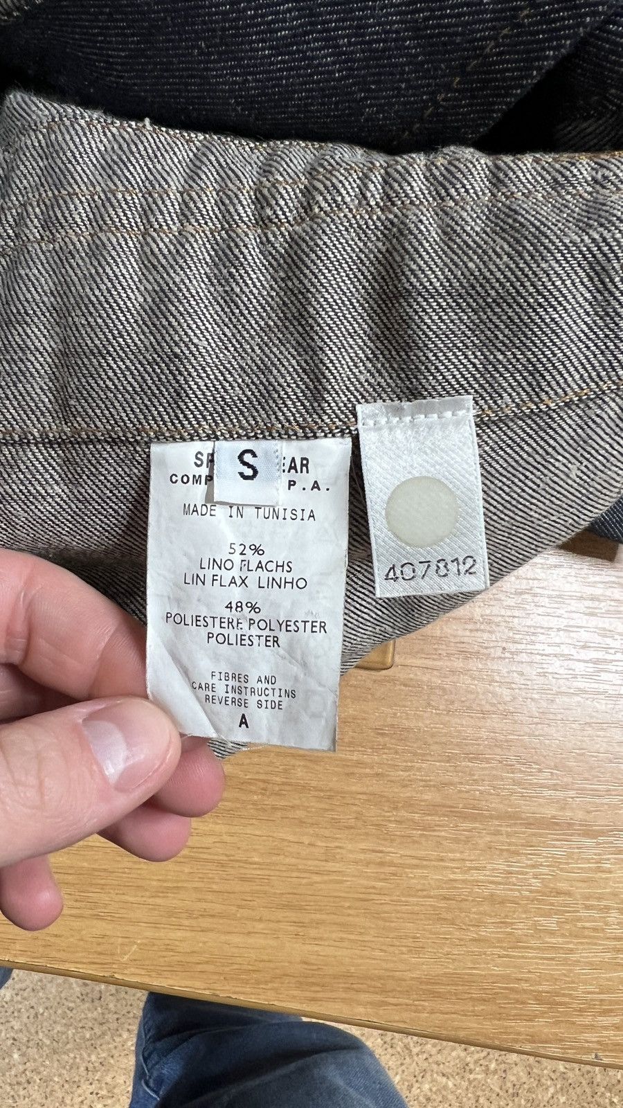 Stone Island STONE ISLAND Denim Distressed Trucker Jacket Size US S / EU 44-46 / 1 - 13 Thumbnail