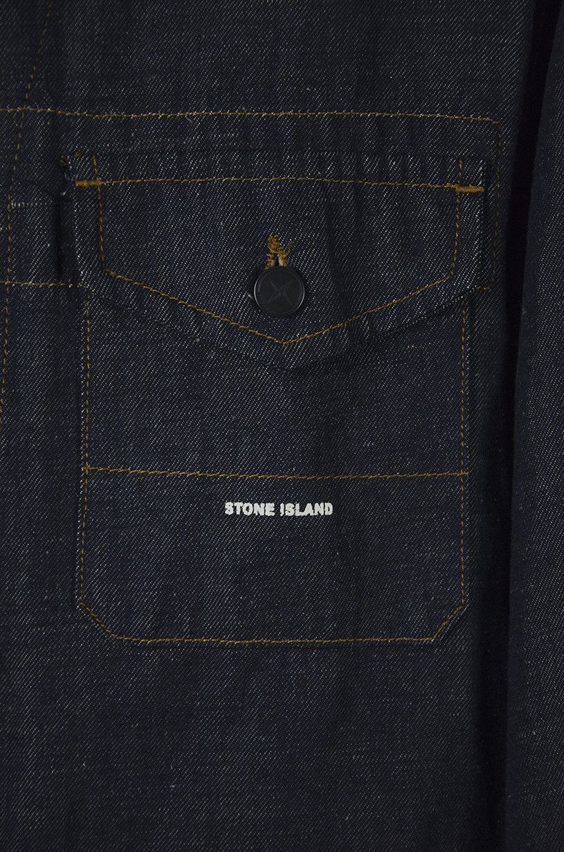 Stone Island STONE ISLAND Denim Distressed Trucker Jacket Size US S / EU 44-46 / 1 - 6 Thumbnail