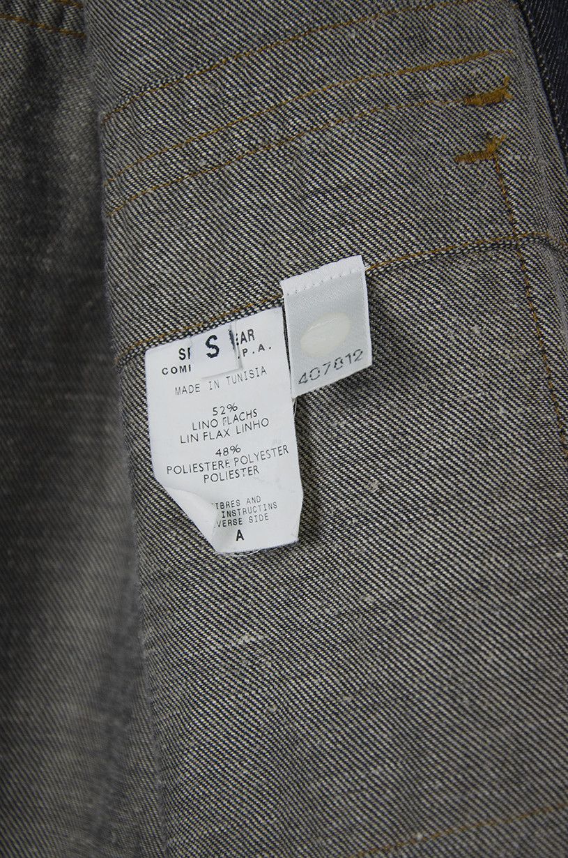 Stone Island STONE ISLAND Denim Distressed Trucker Jacket Size US S / EU 44-46 / 1 - 11 Thumbnail