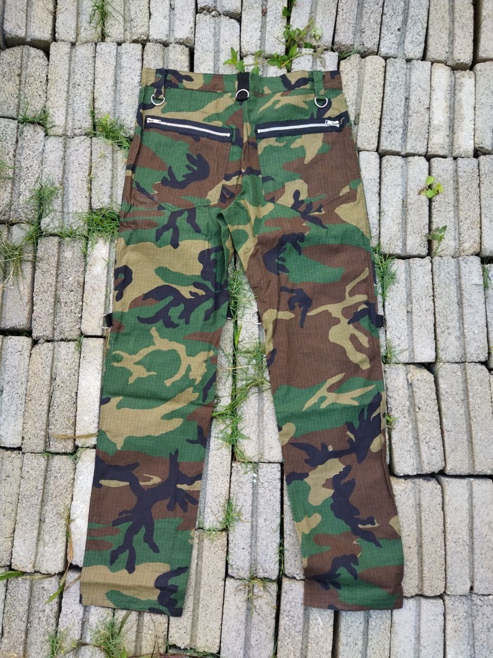 Vintage Vintage Nine Deep Zipper Camo Tactical Pants Size US 32 / EU 48 - 7 Thumbnail