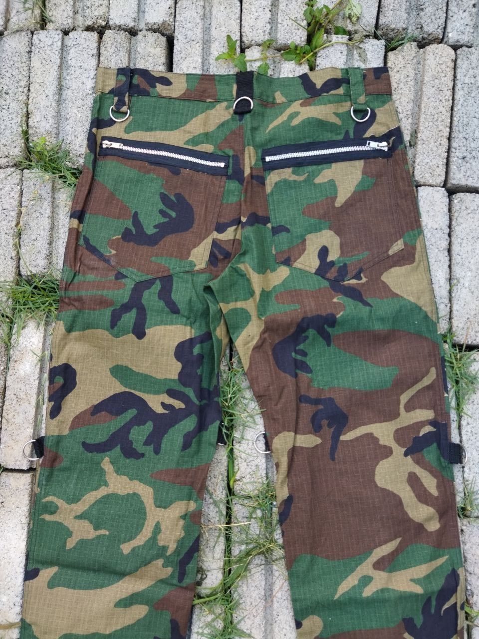 Vintage Vintage Nine Deep Zipper Camo Tactical Pants Size US 32 / EU 48 - 8 Thumbnail