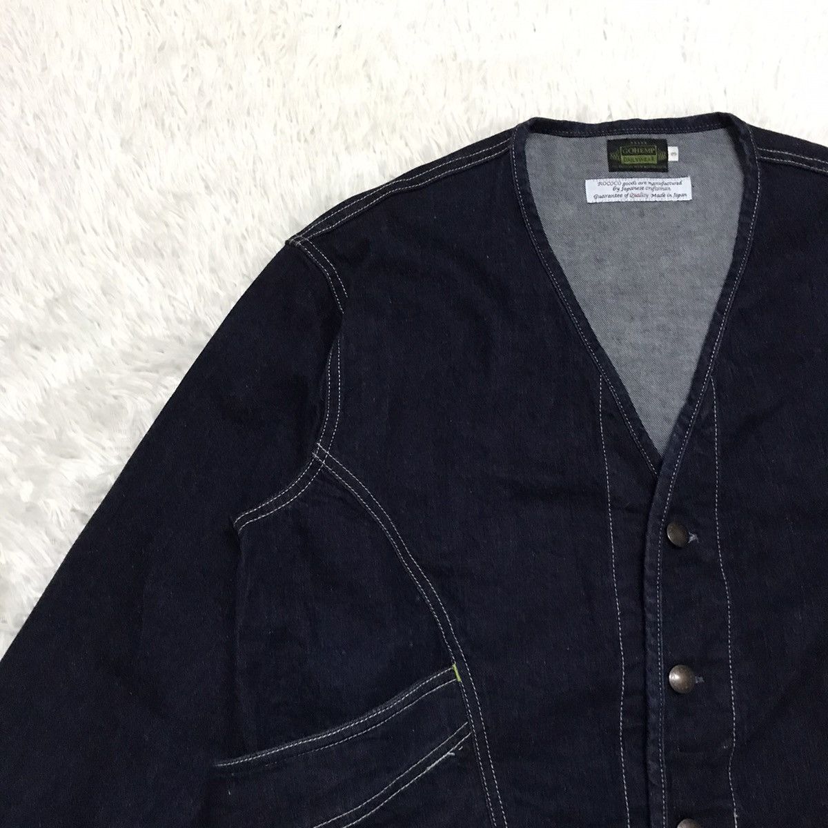 Japanese Brand Gohemp Dailywear Rococo Japan Cardigan Like Jacket Size US M / EU 48-50 / 2 - 3 Thumbnail
