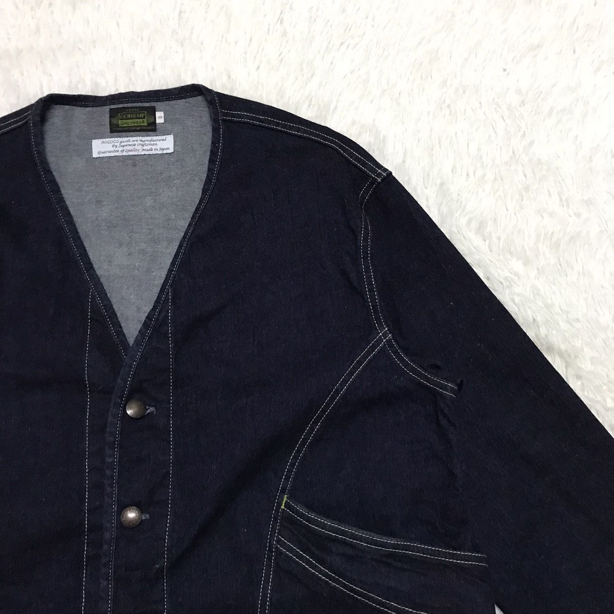 Japanese Brand Gohemp Dailywear Rococo Japan Cardigan Like Jacket Size US M / EU 48-50 / 2 - 4 Thumbnail