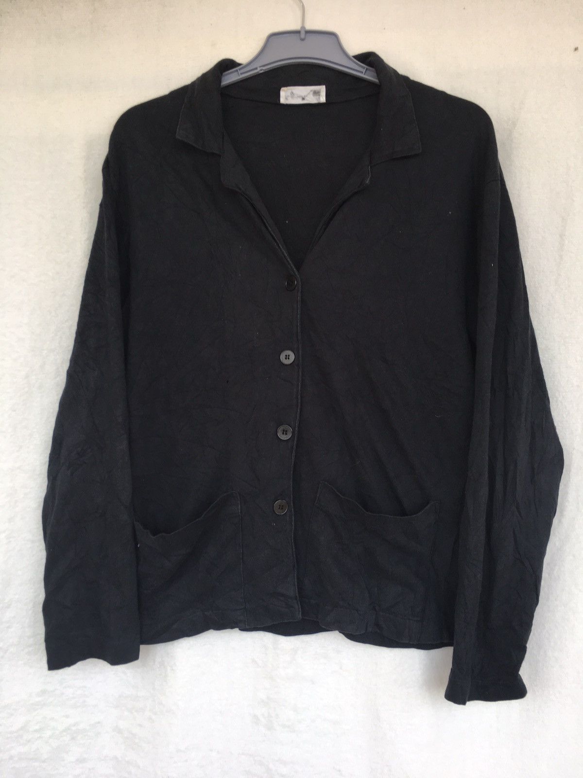 image of Agnes B. Light Cotton Jacket in Black, Men's (Size Large)