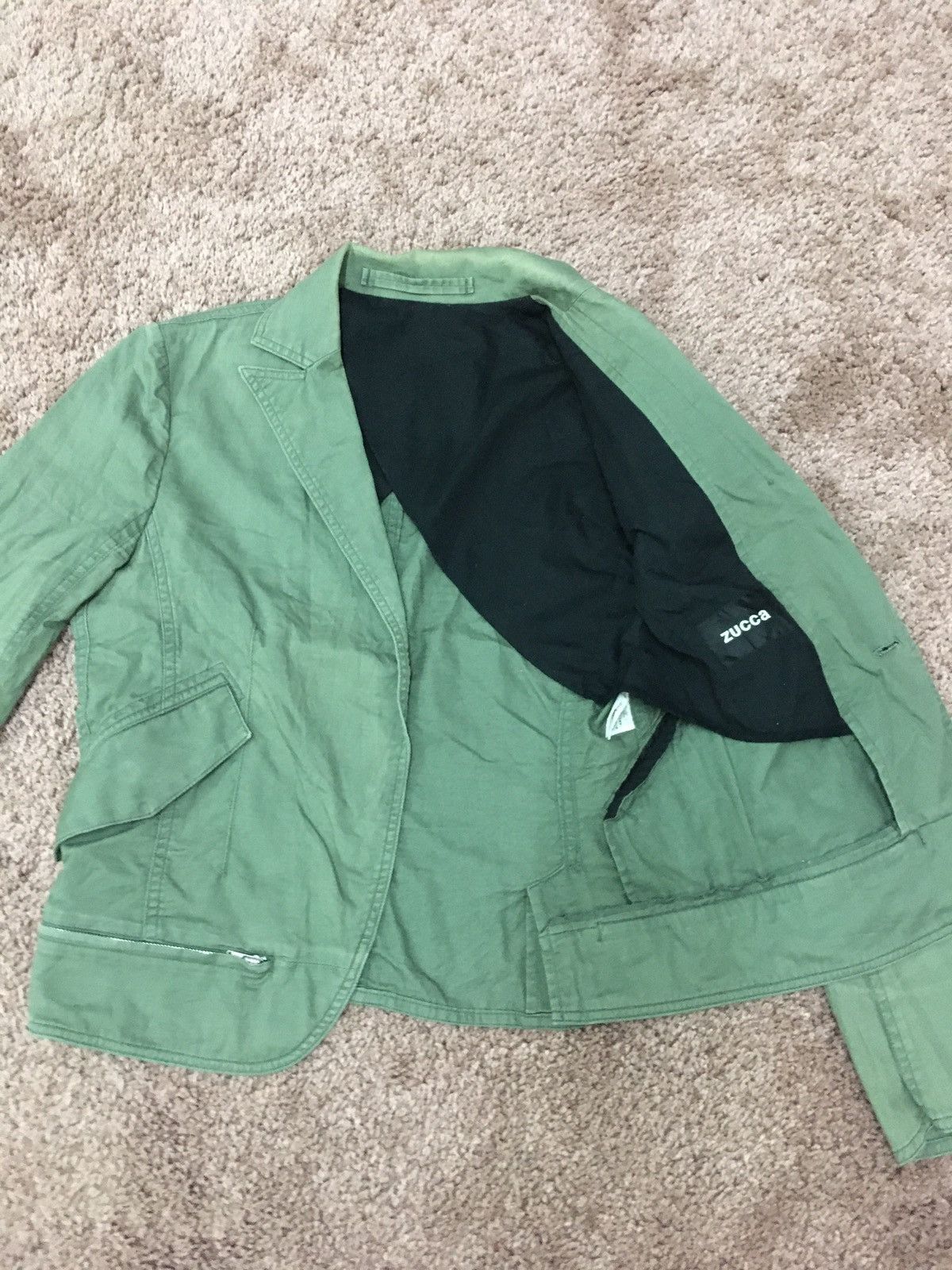 CABANE de ZUCCa green cotton outwear Size US M / EU 48-50 / 2 - 6 Thumbnail