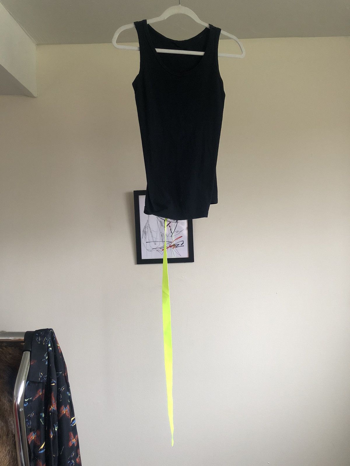 image of Helmut Lang Archive Bondage Tank Top in Black, Women's (Size Medium)