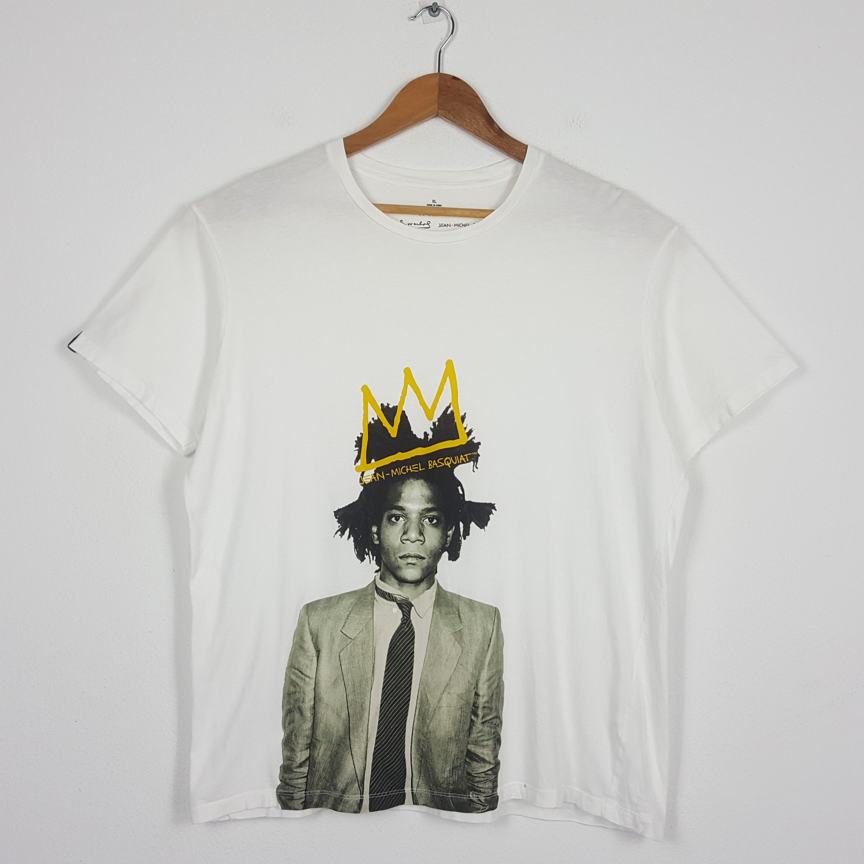Japanese Brand × Jean-Michel Basquiat × Vintage Vintage JEANS MICHEL BASQUIAT Photo Print t-shirt Size US XL / EU 56 / 4 - 1 Thumbnail