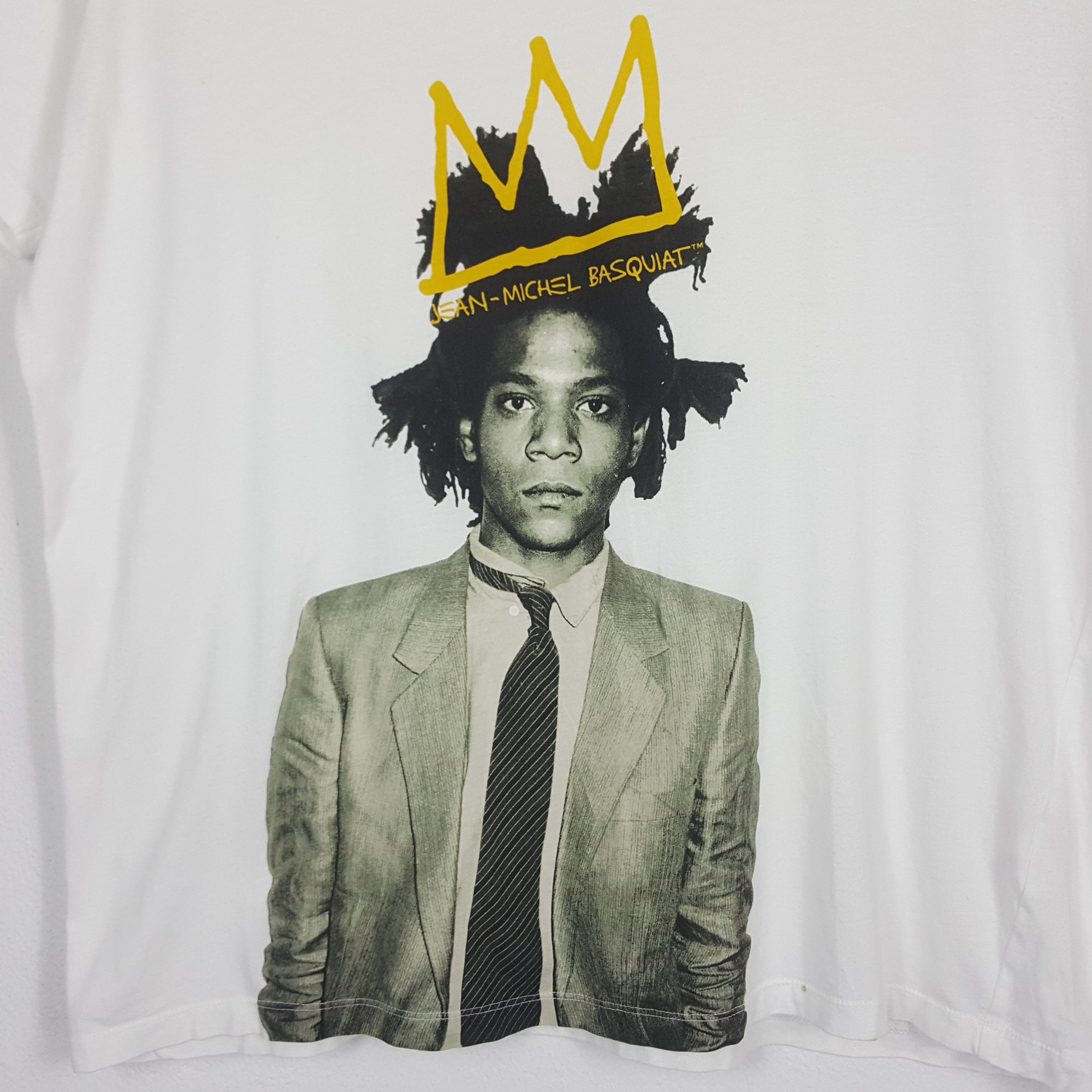 Japanese Brand × Jean-Michel Basquiat × Vintage Vintage JEANS MICHEL BASQUIAT Photo Print t-shirt Size US XL / EU 56 / 4 - 5 Thumbnail