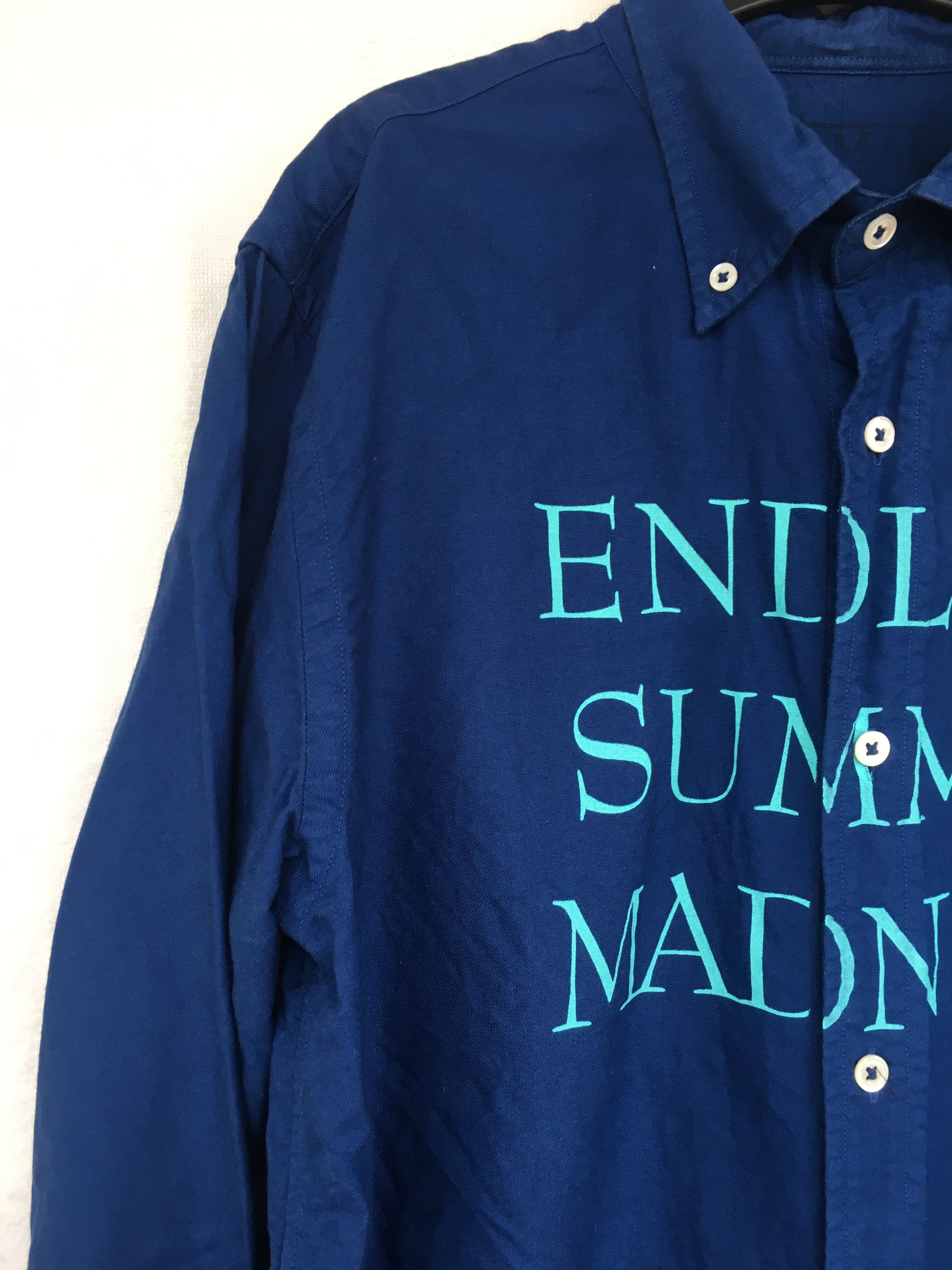 Japanese Brand “ Endless Summer Madness” blue shirt Size US L / EU 52-54 / 3 - 6 Thumbnail