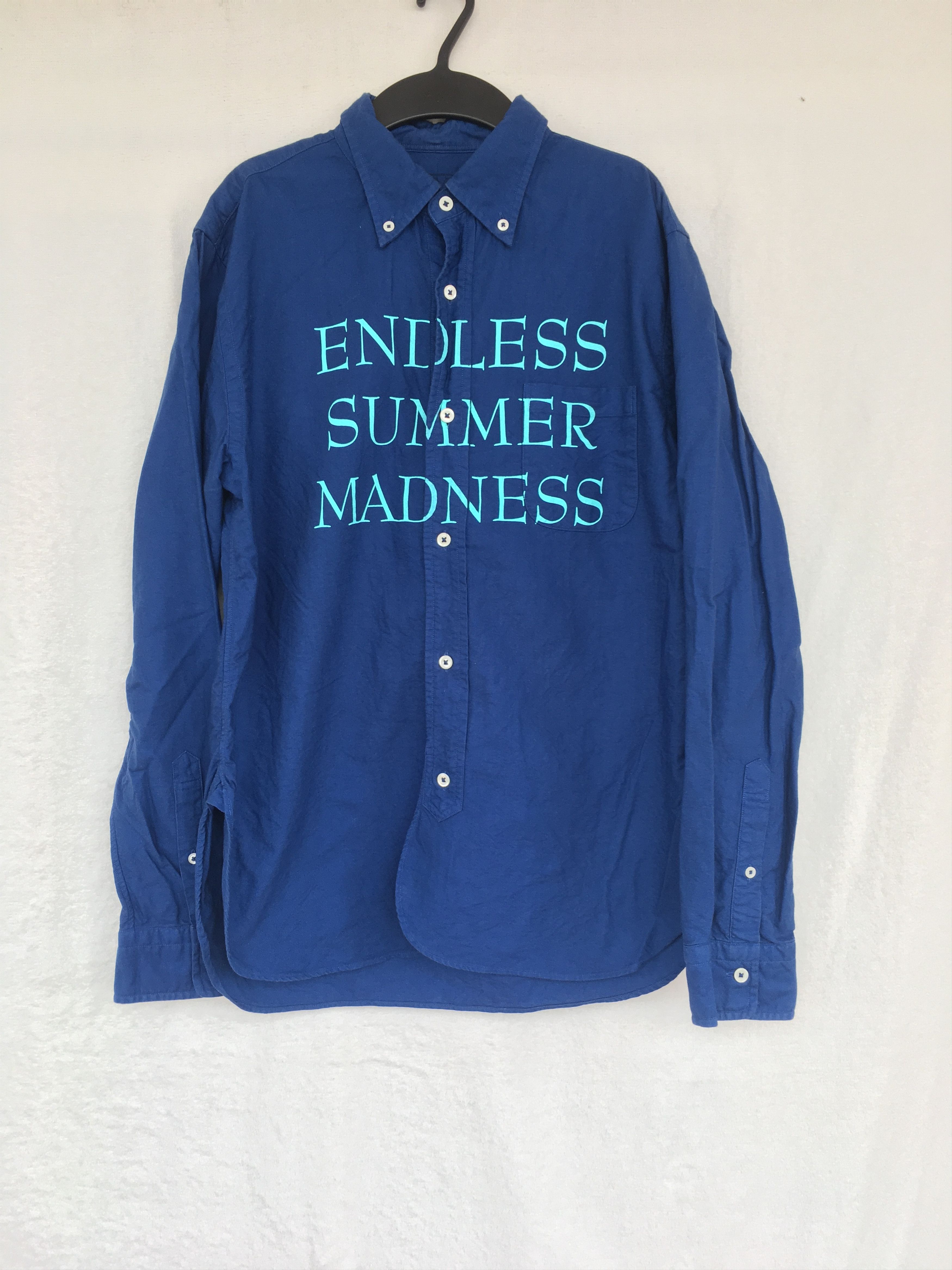 Japanese Brand “ Endless Summer Madness” blue shirt Size US L / EU 52-54 / 3 - 1 Thumbnail