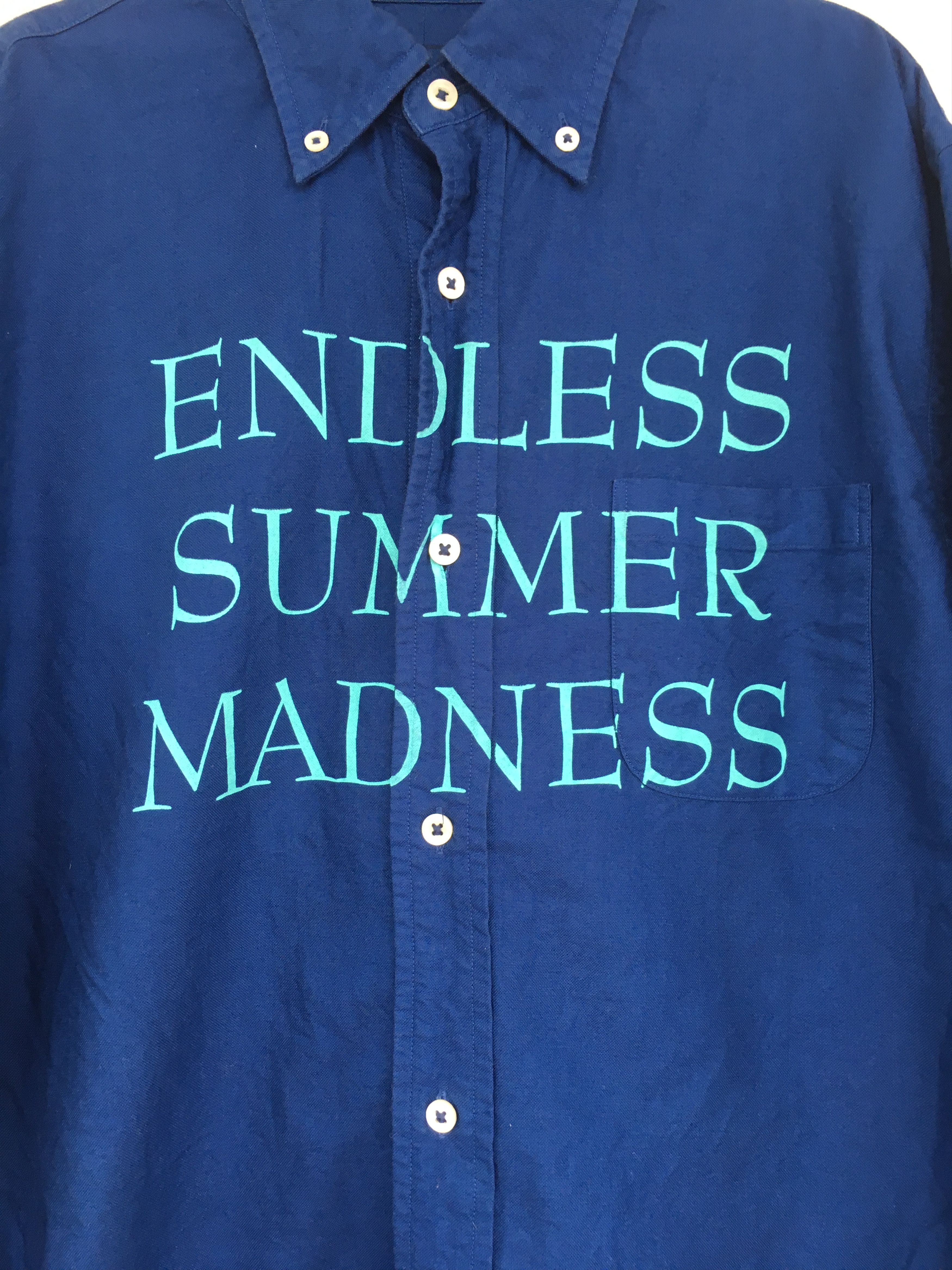 Japanese Brand “ Endless Summer Madness” blue shirt Size US L / EU 52-54 / 3 - 2 Thumbnail